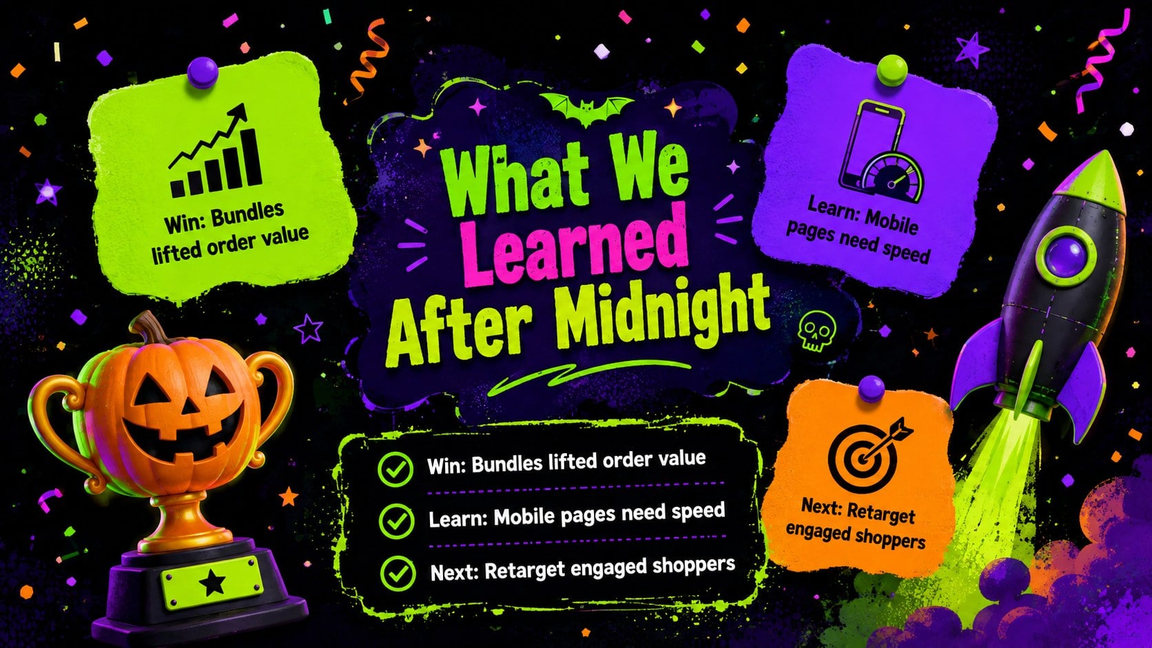Electric Spooky Season Retail Promo Deck presentation template, slide 12