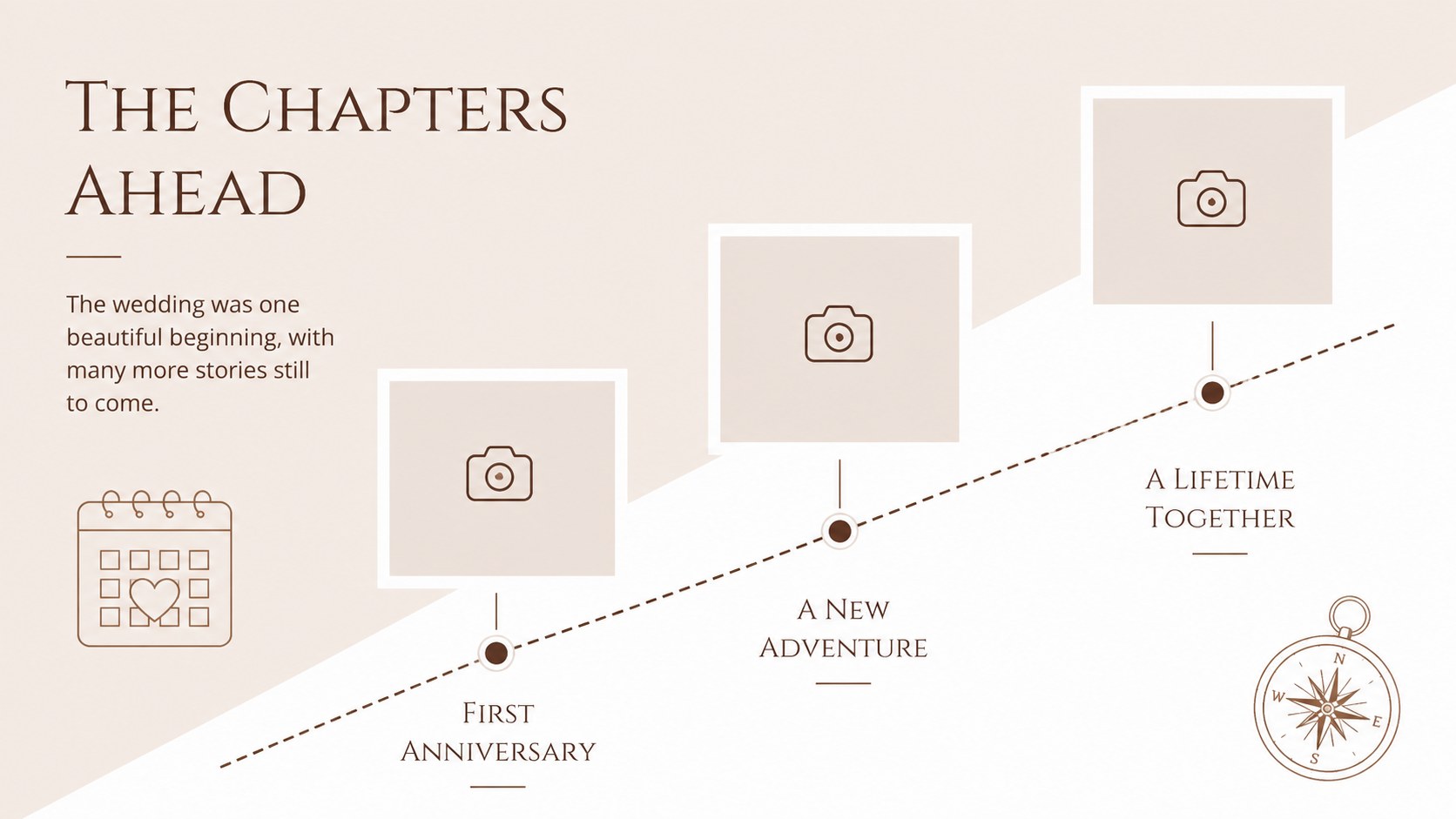 Elegant Bridal Keepsake Album Deck presentation template, slide 14
