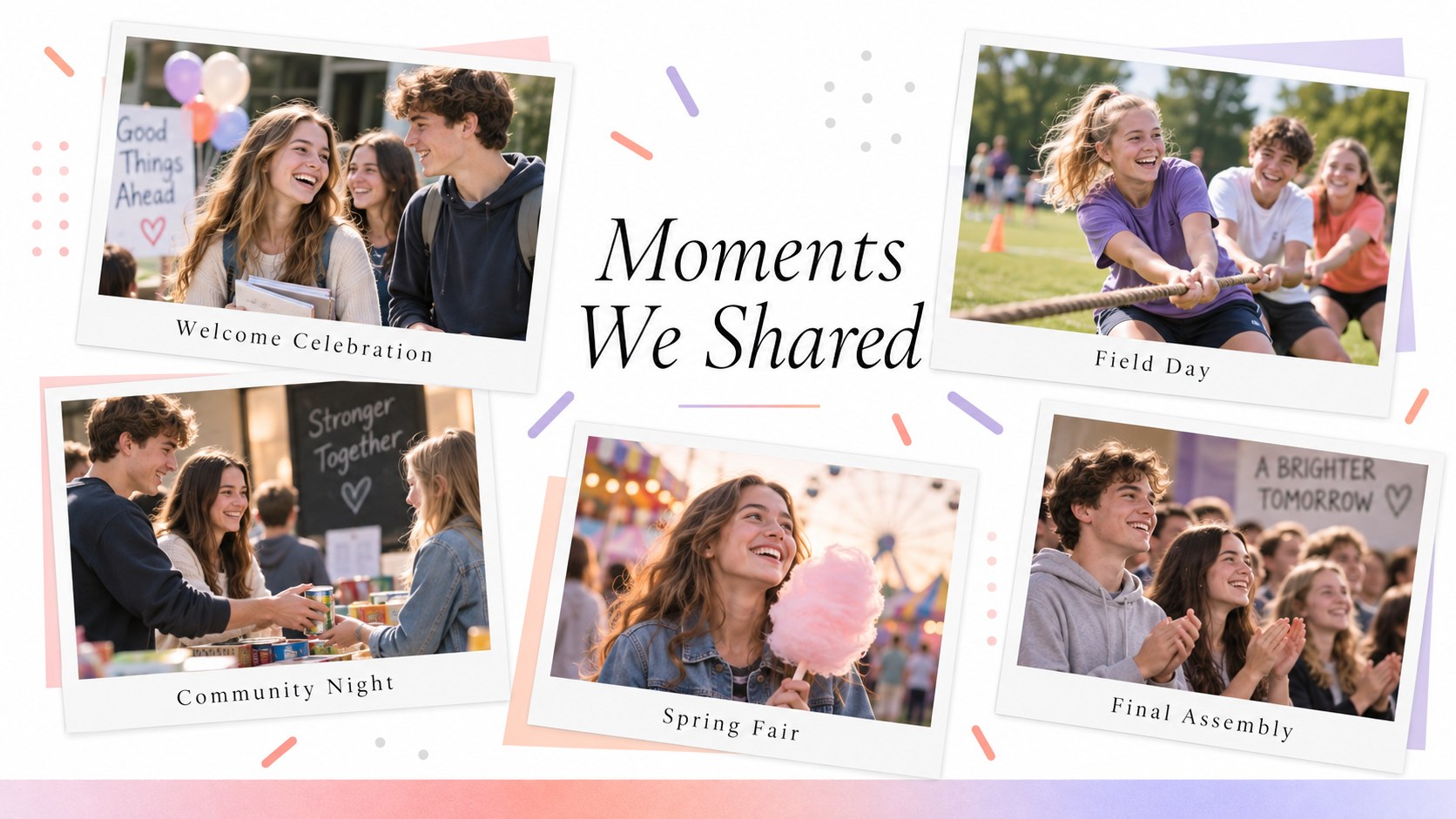 Elegant Gradient School Yearbook Kit presentation template, slide 10