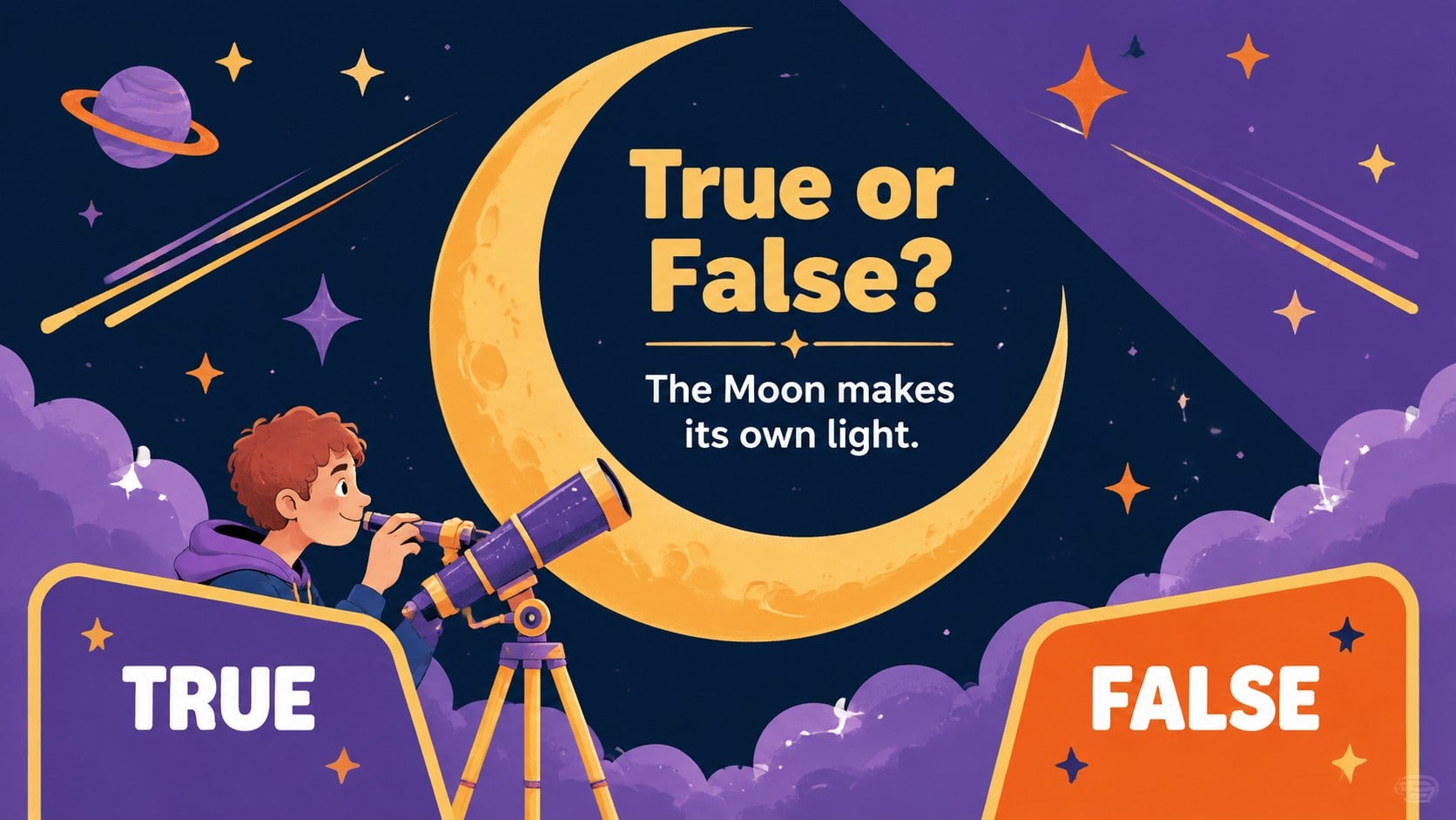 Elementary Astronomy Quiz Deck presentation template, slide 6