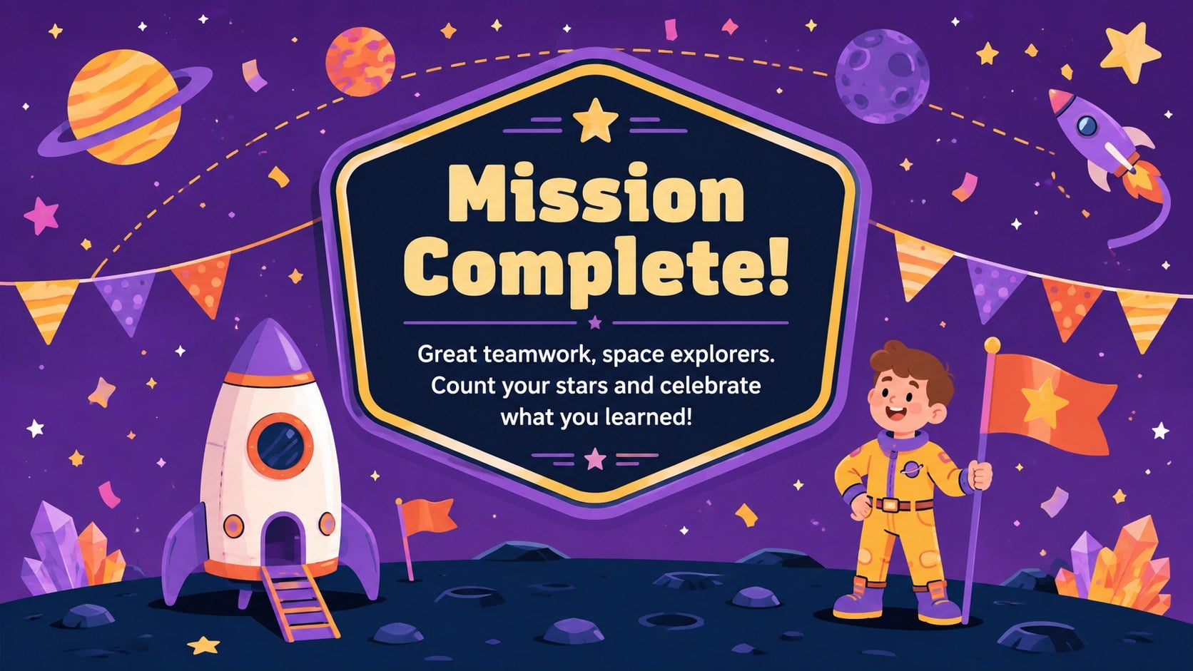Elementary Astronomy Quiz Deck presentation template, slide 15