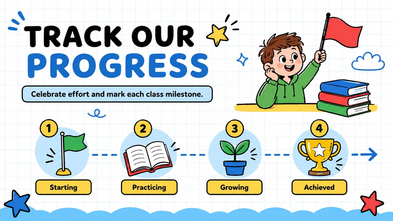 Elementary Classroom Planner Slides presentation template, slide 13