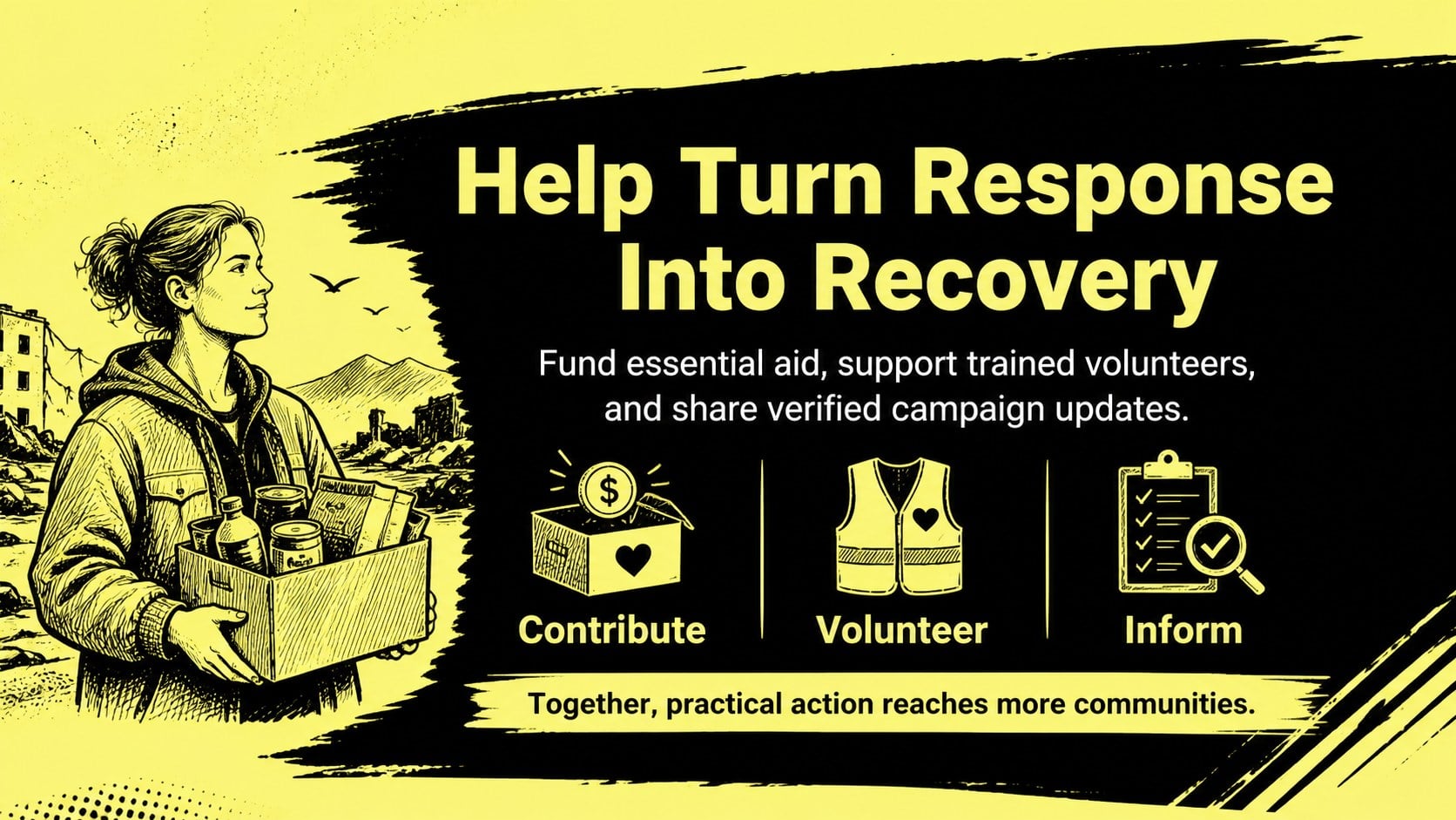 Emergency Relief Campaign Pitch Deck presentation template, slide 15