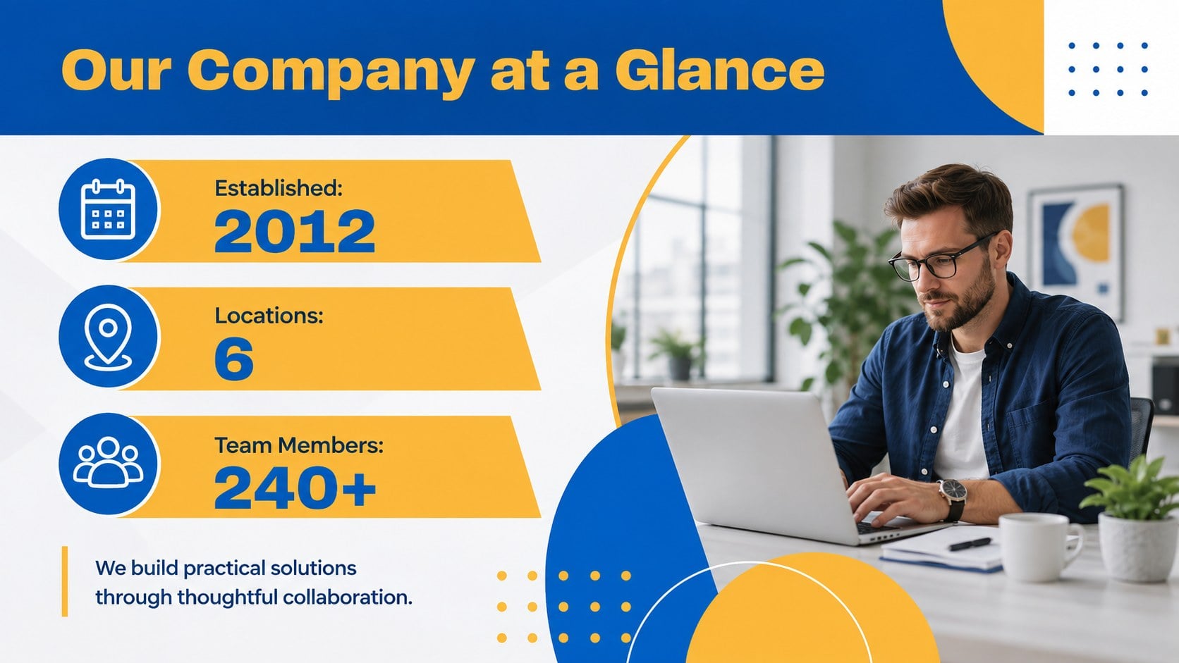 Employee Onboarding Welcome Deck presentation template, slide 4
