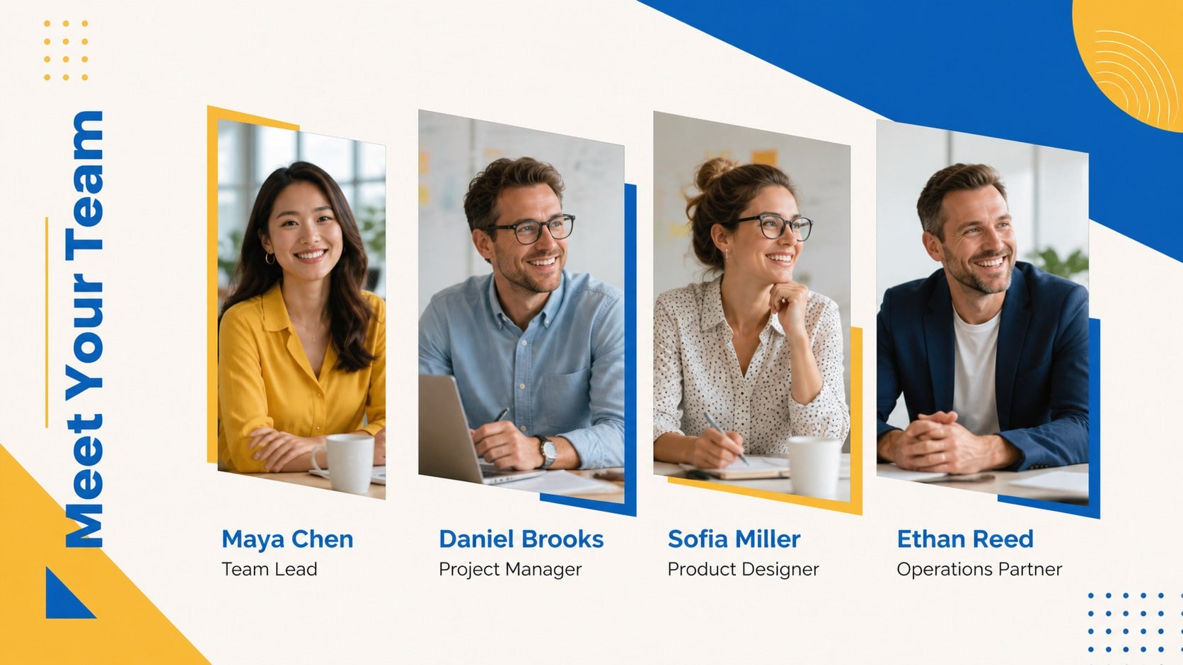Employee Onboarding Welcome Deck presentation template, slide 6