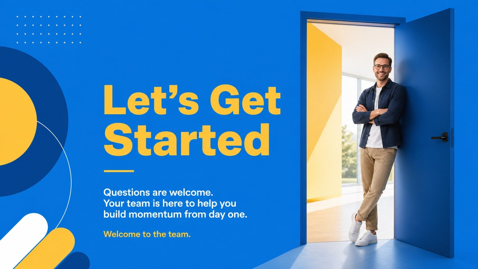 Employee Onboarding Welcome Deck presentation template, slide 15