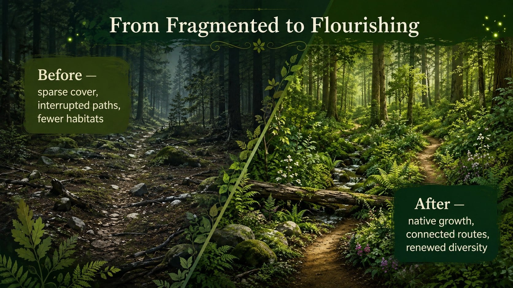 Enchanted Woodland Storytelling Deck presentation template, slide 10