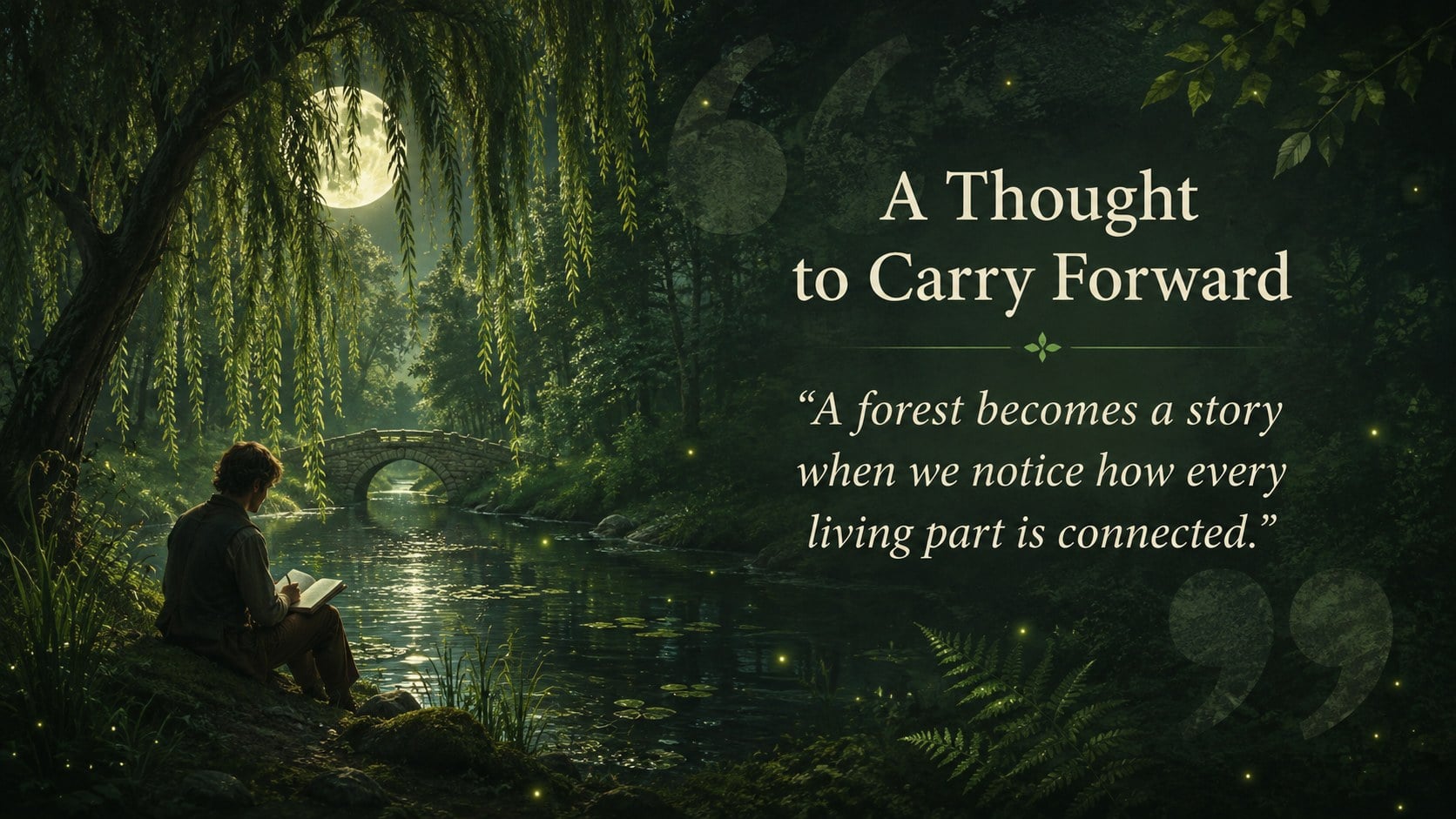 Enchanted Woodland Storytelling Deck presentation template, slide 11