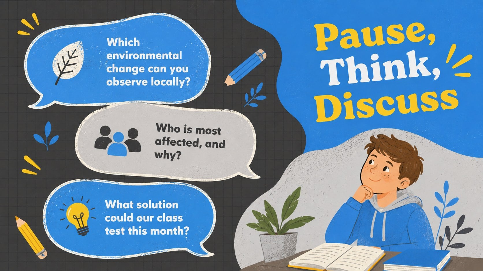 Environmental Awareness Lesson Deck for World Education Day presentation template, slide 10