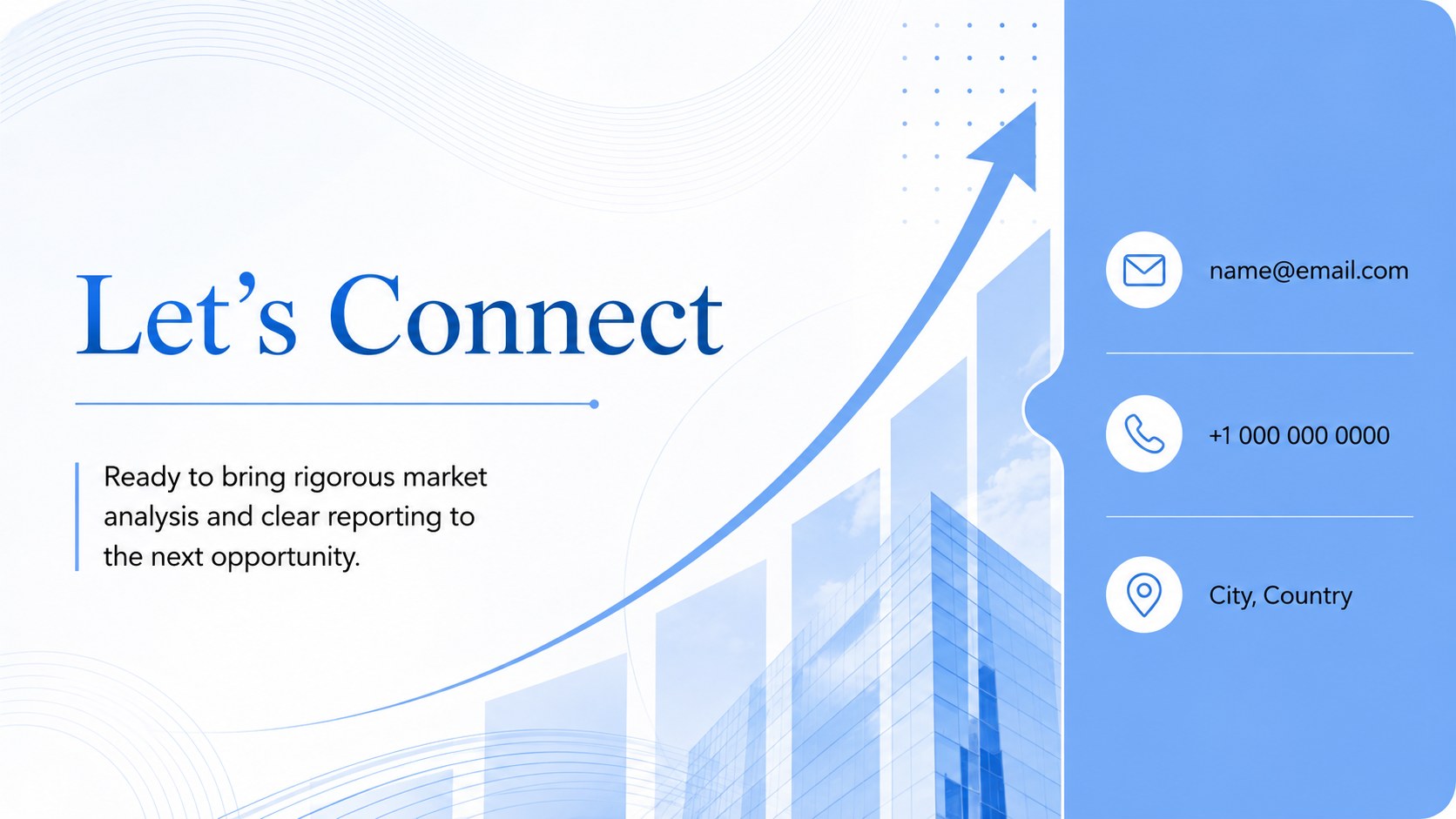 Equity Market Analyst Resume Slides presentation template, slide 10