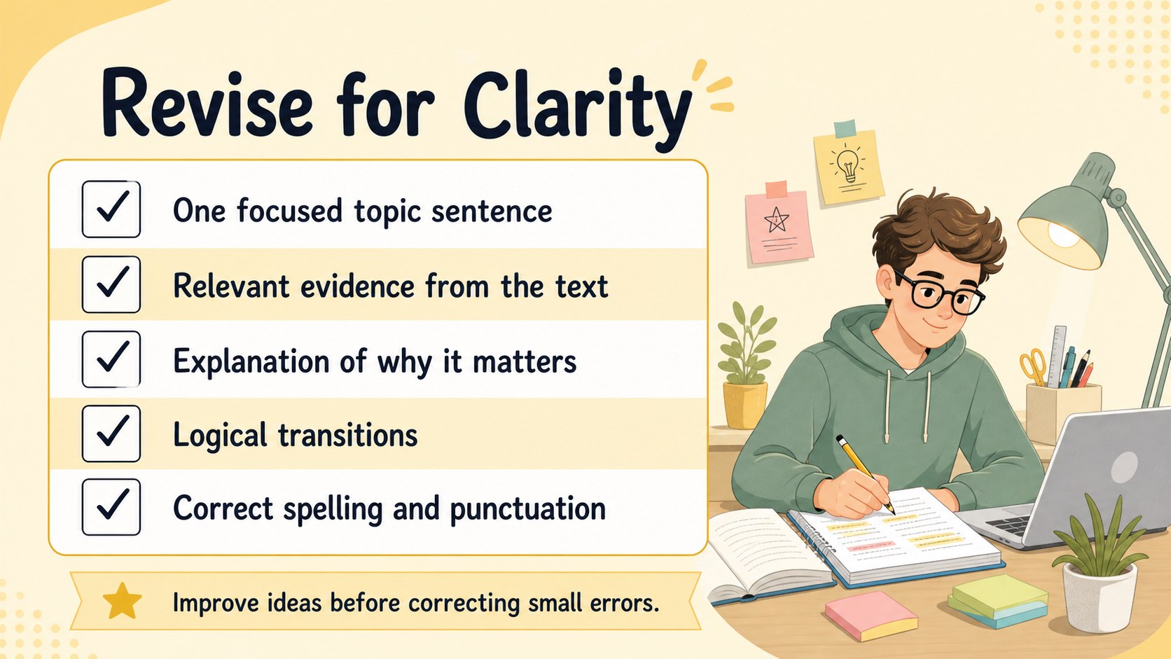 Evidence-Based Paragraph Writing Skills Deck presentation template, slide 10