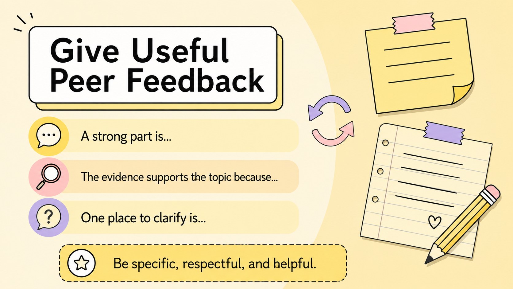 Evidence-Based Paragraph Writing Skills Deck presentation template, slide 11