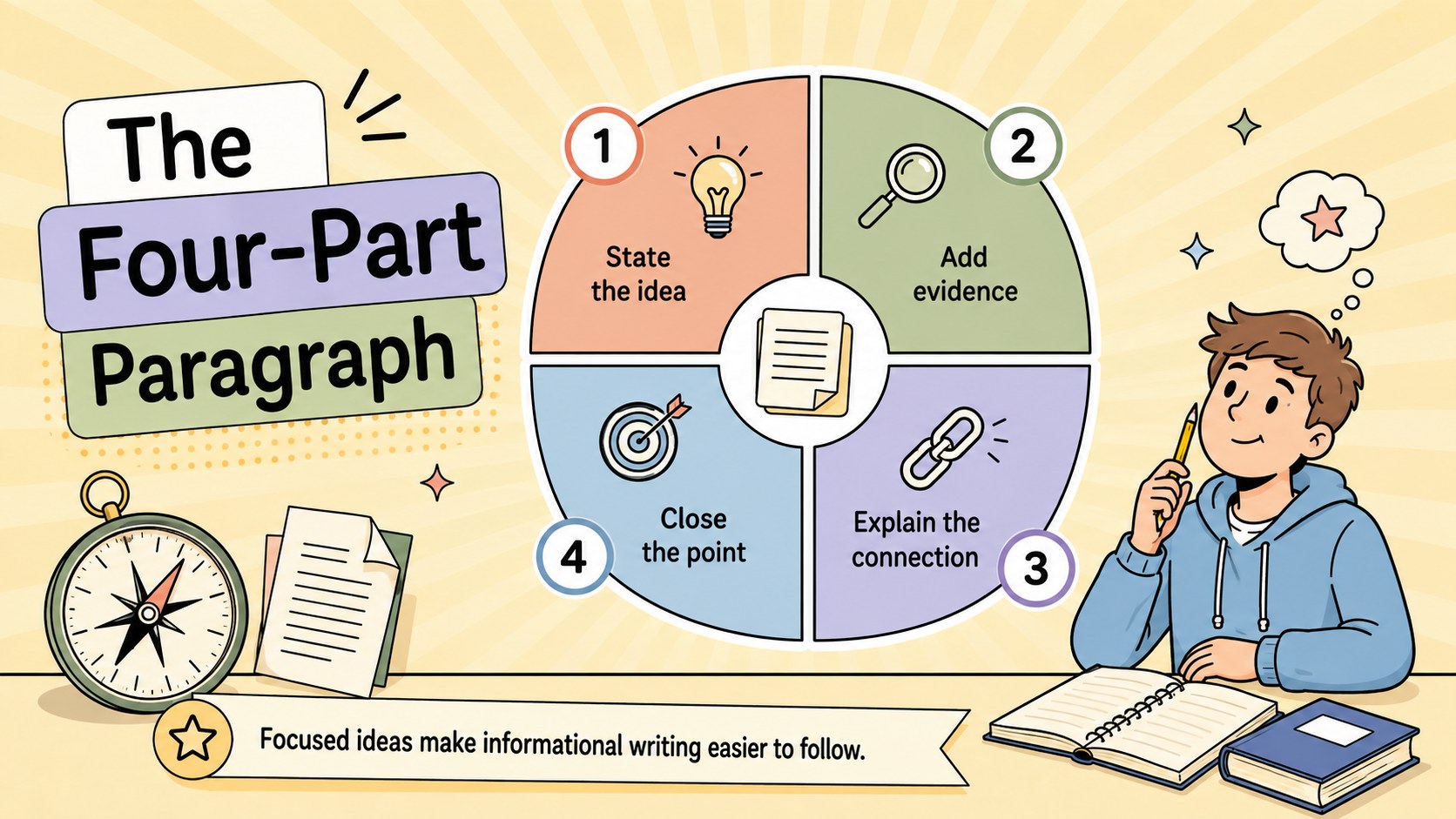 Evidence-Based Paragraph Writing Skills Deck presentation template, slide 13