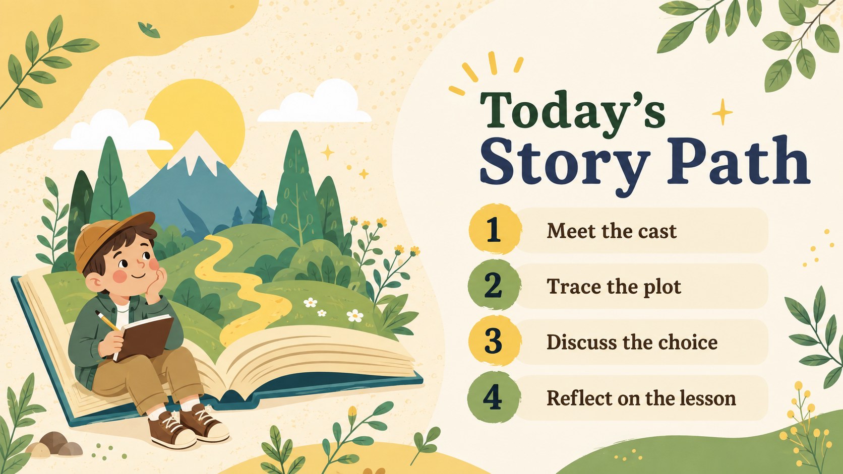 Fable Lesson Storytelling Slides presentation template, slide 13