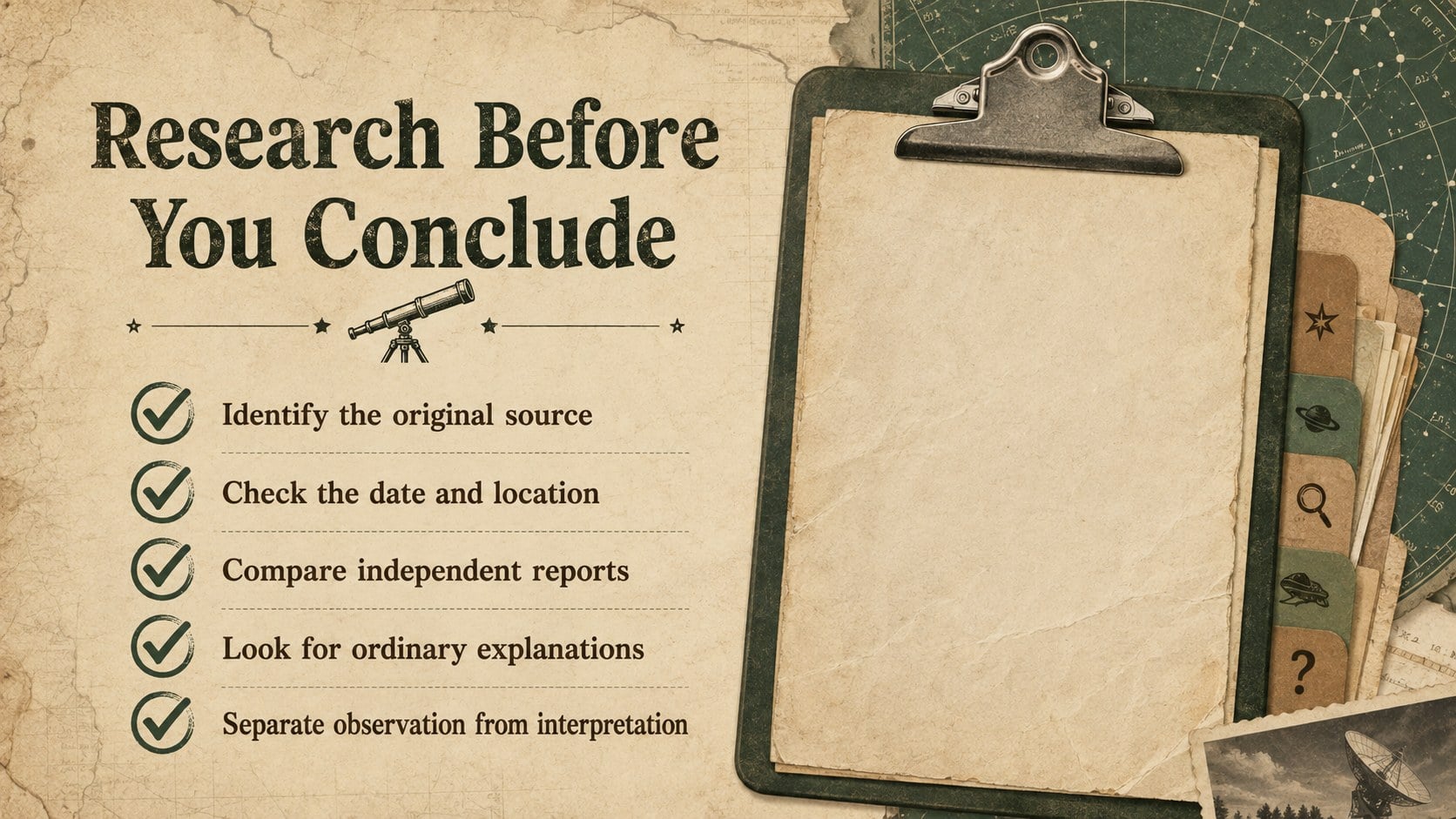 Flying Saucer History Lesson Deck presentation template, slide 11