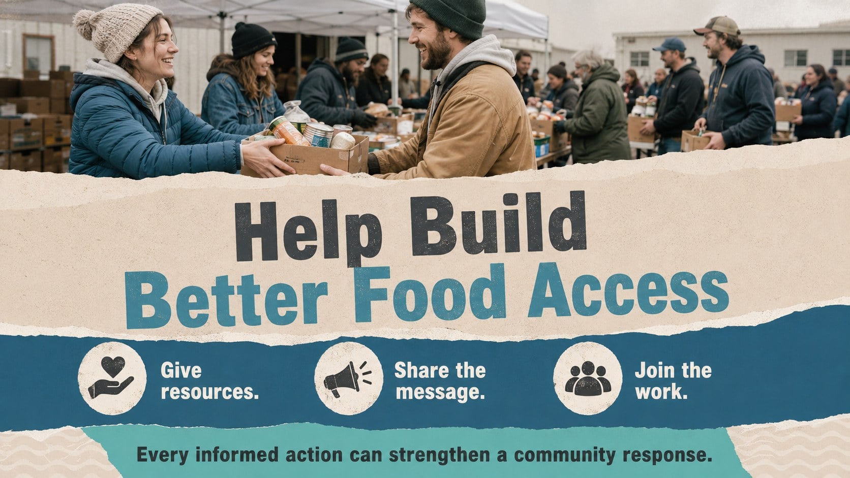 Food Insecurity Awareness Action Deck presentation template, slide 15