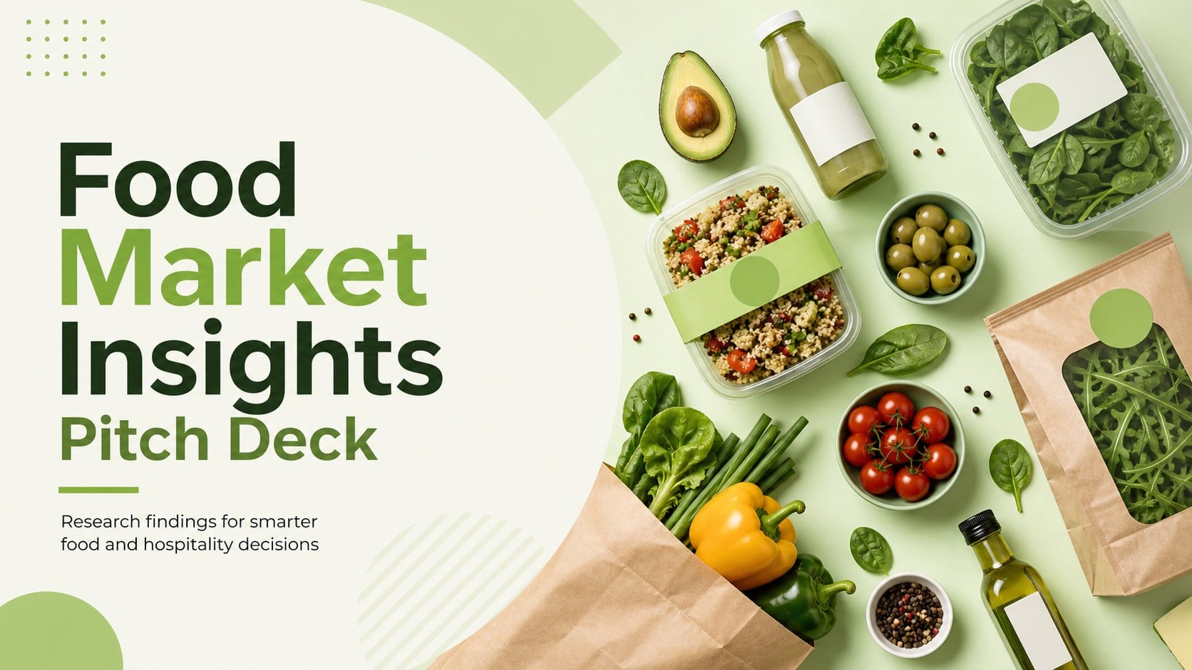 Food Market Insights Pitch Deck