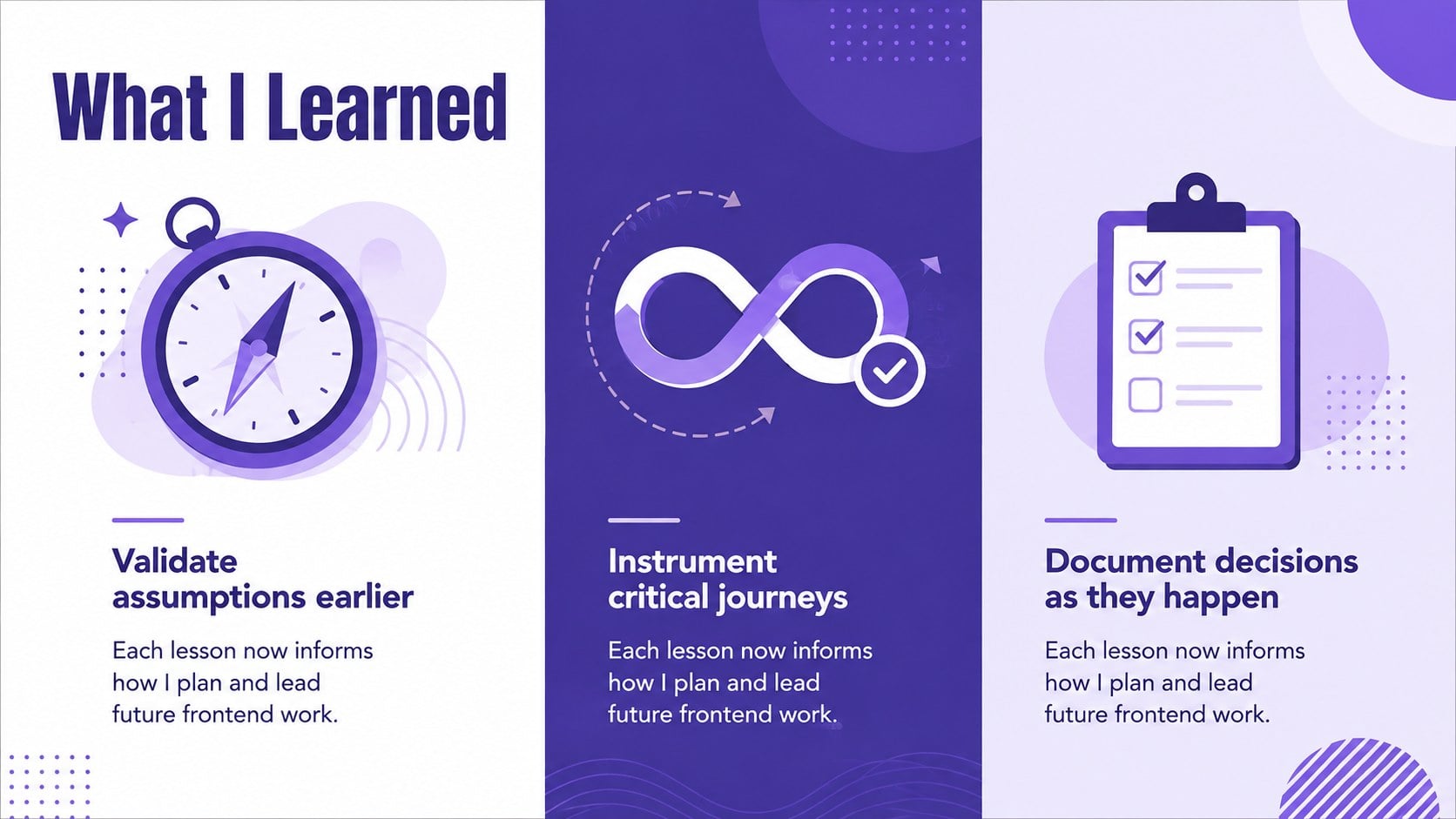 Frontend Engineering Case Study Deck presentation template, slide 13