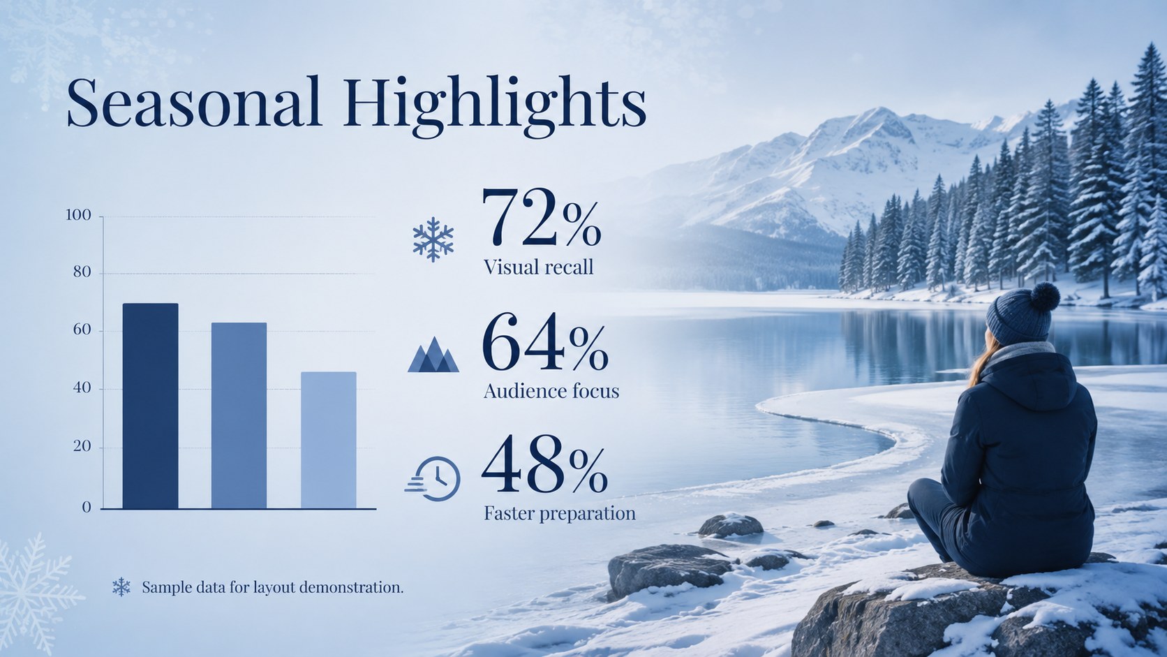 Frosted Season Presentation Theme presentation template, slide 10