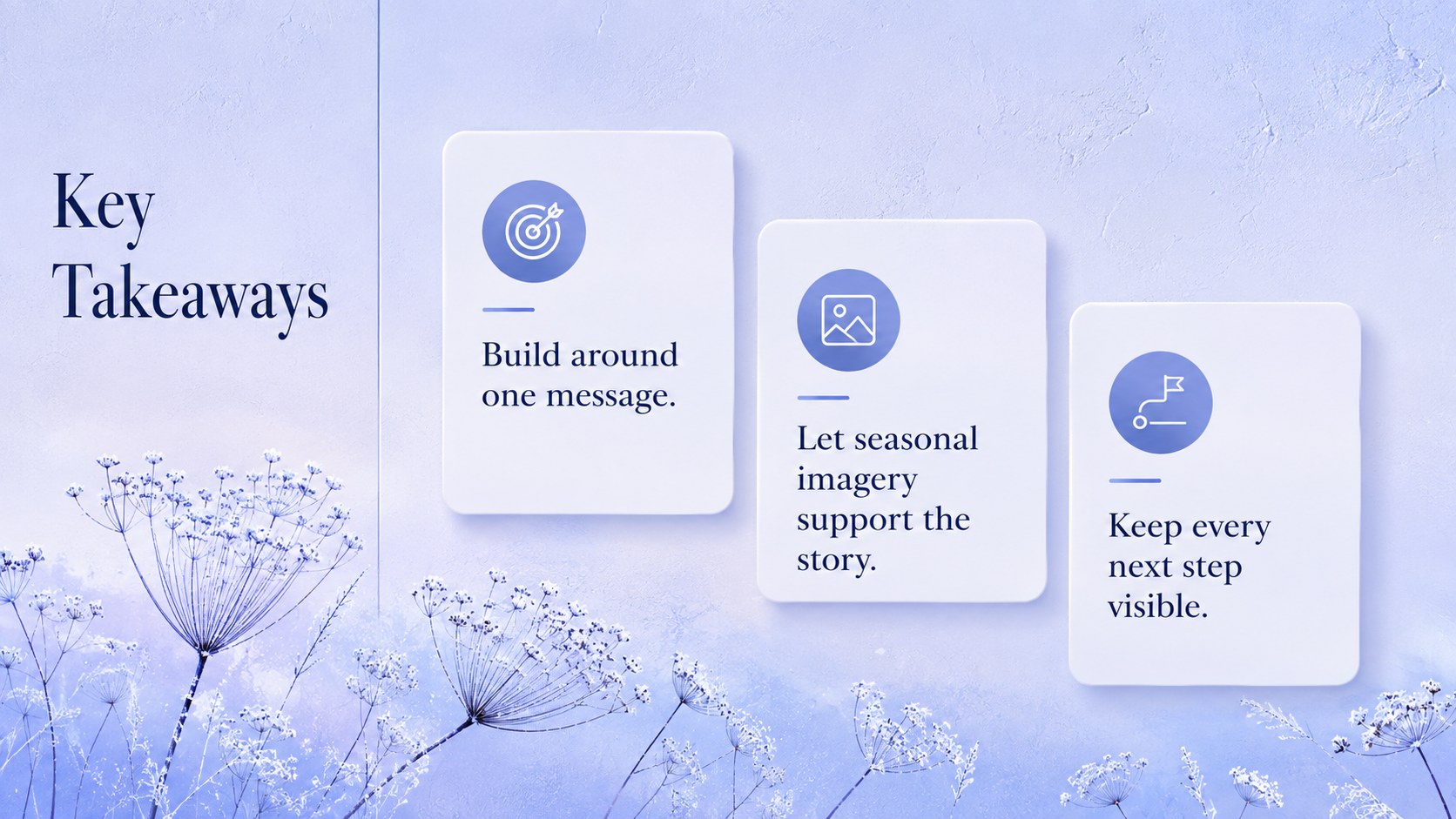 Frosted Season Presentation Theme presentation template, slide 12