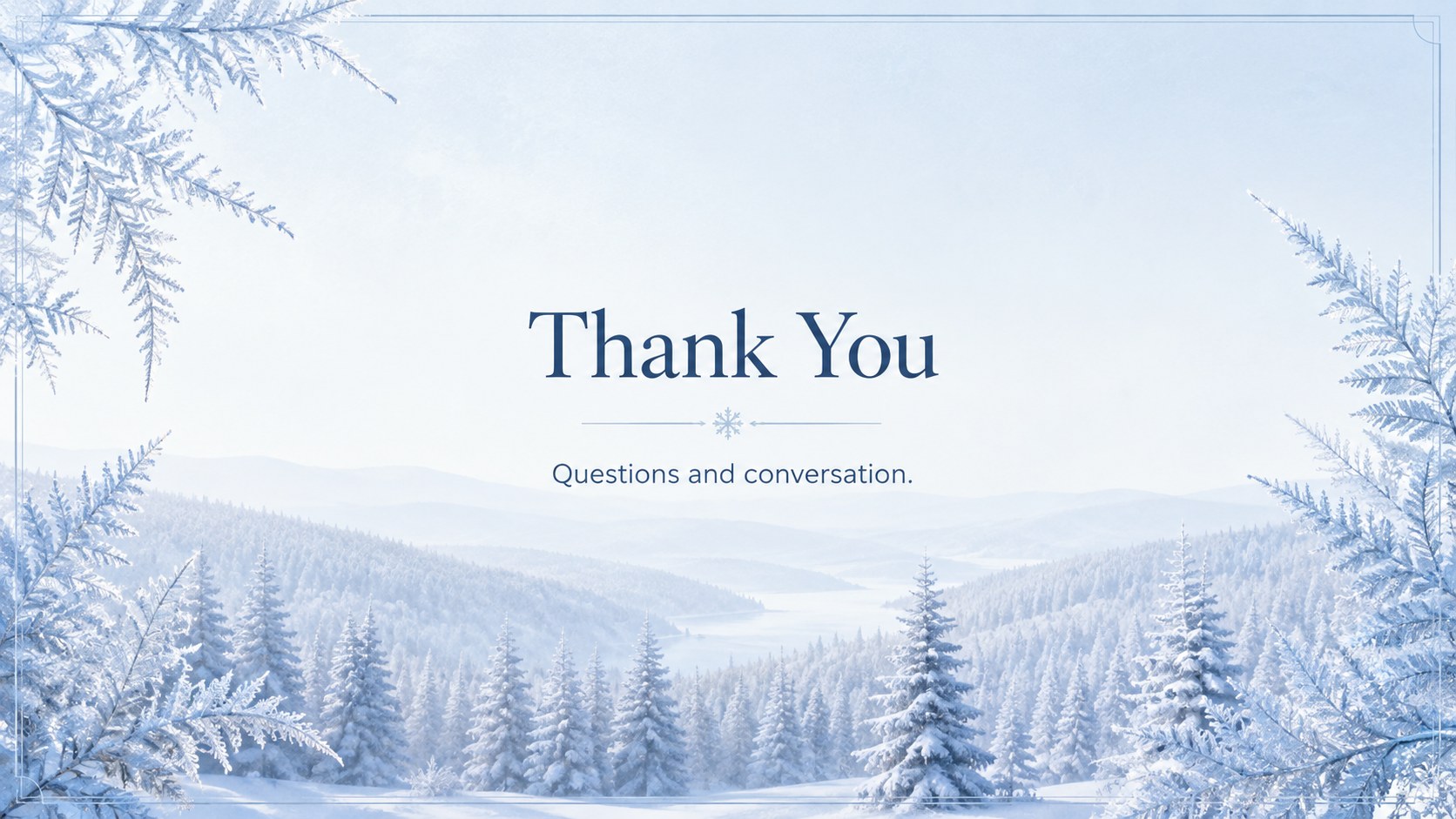 Frosted Season Presentation Theme presentation template, slide 15