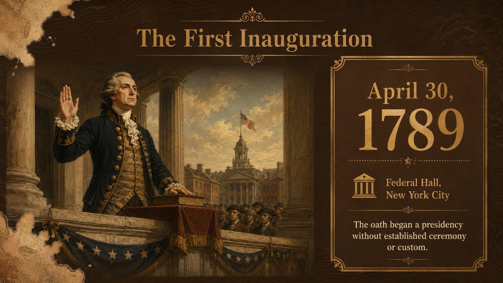 Modelo de apresentação Administração Inicial de George Washington, slide 4