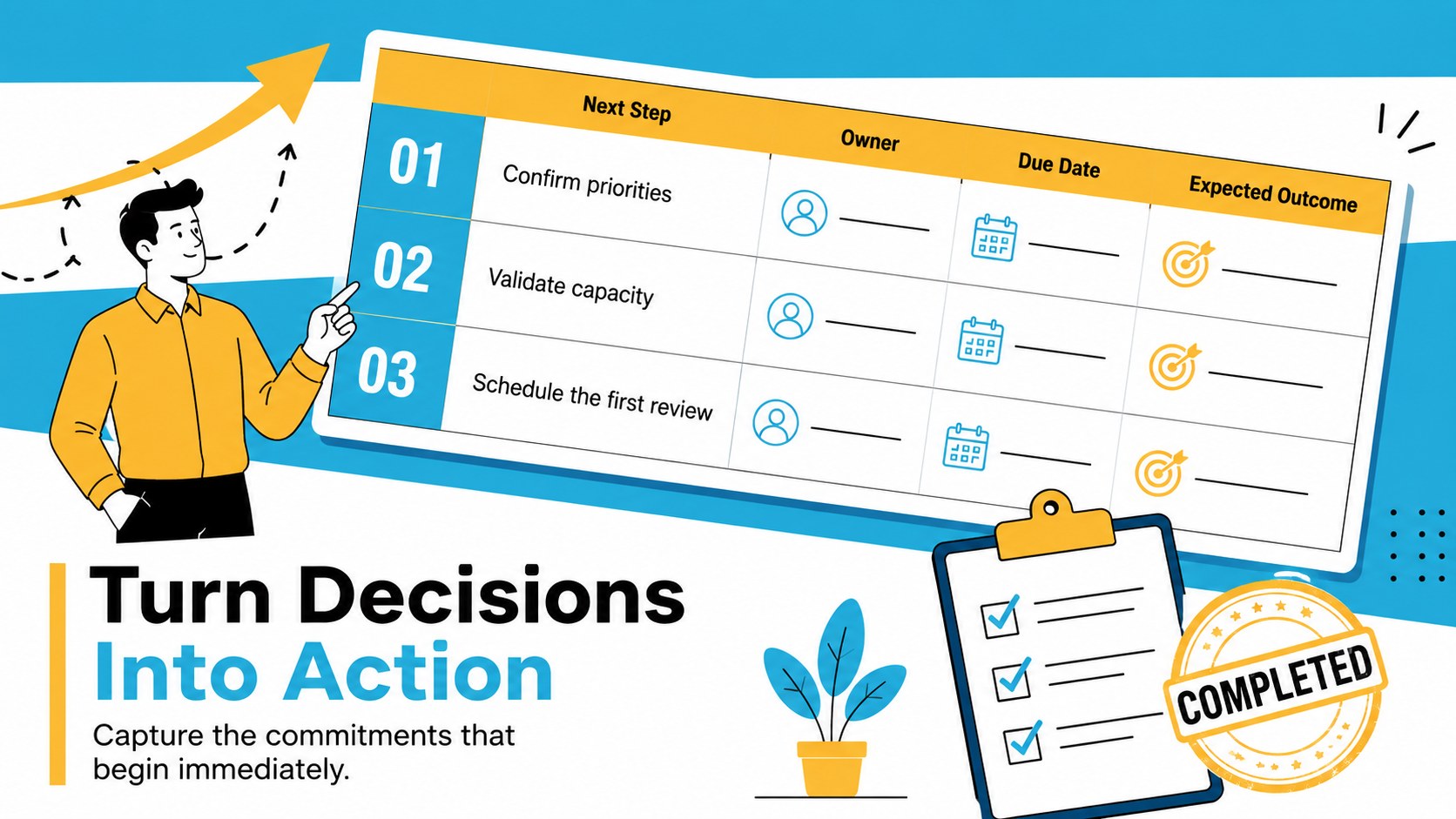 Goal Alignment Roadmap Slides presentation template, slide 15