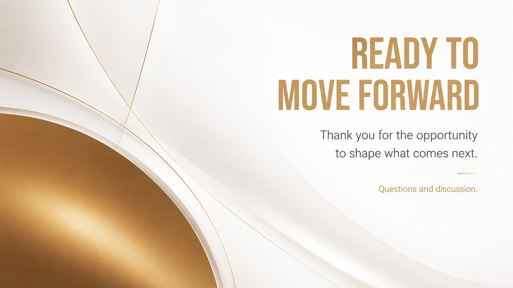 Gold Accent Client Proposal Deck presentation template, slide 15
