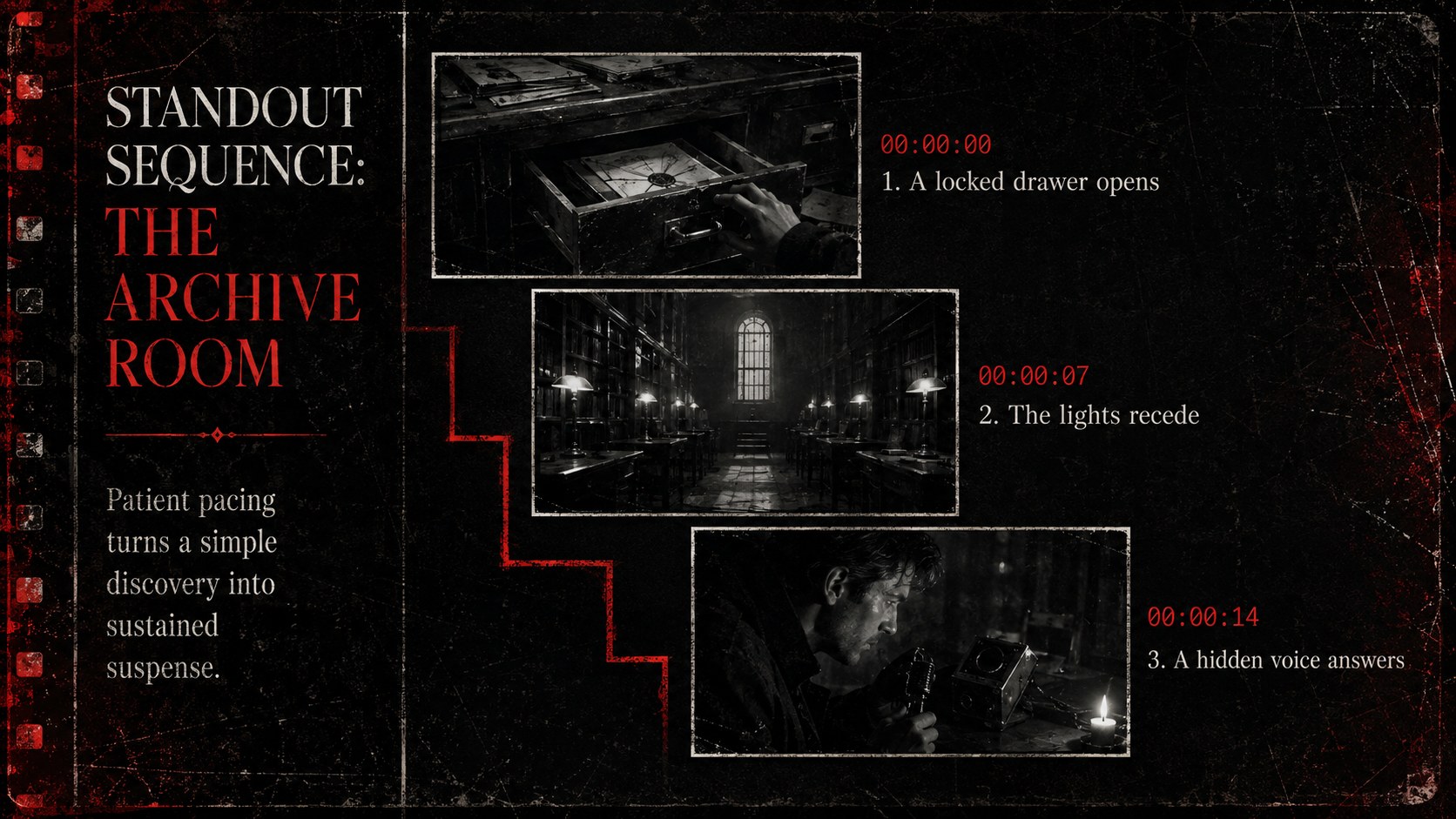 Gothic Horror Film Critique Deck presentation template, slide 11