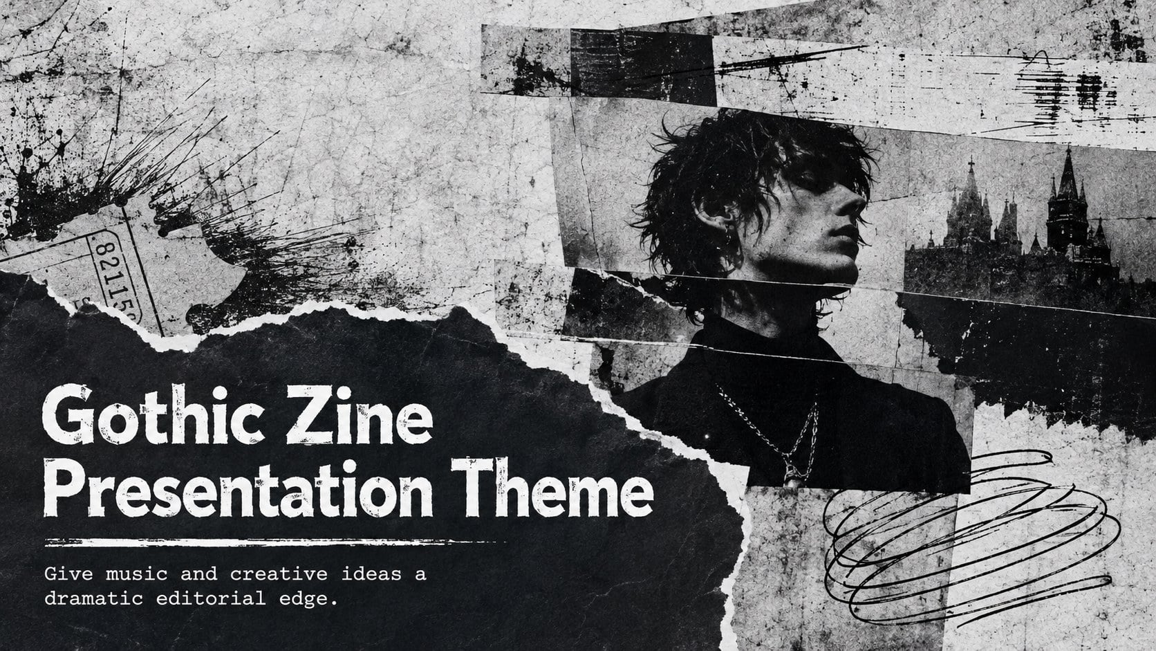 Gothic Zine Presentation Theme