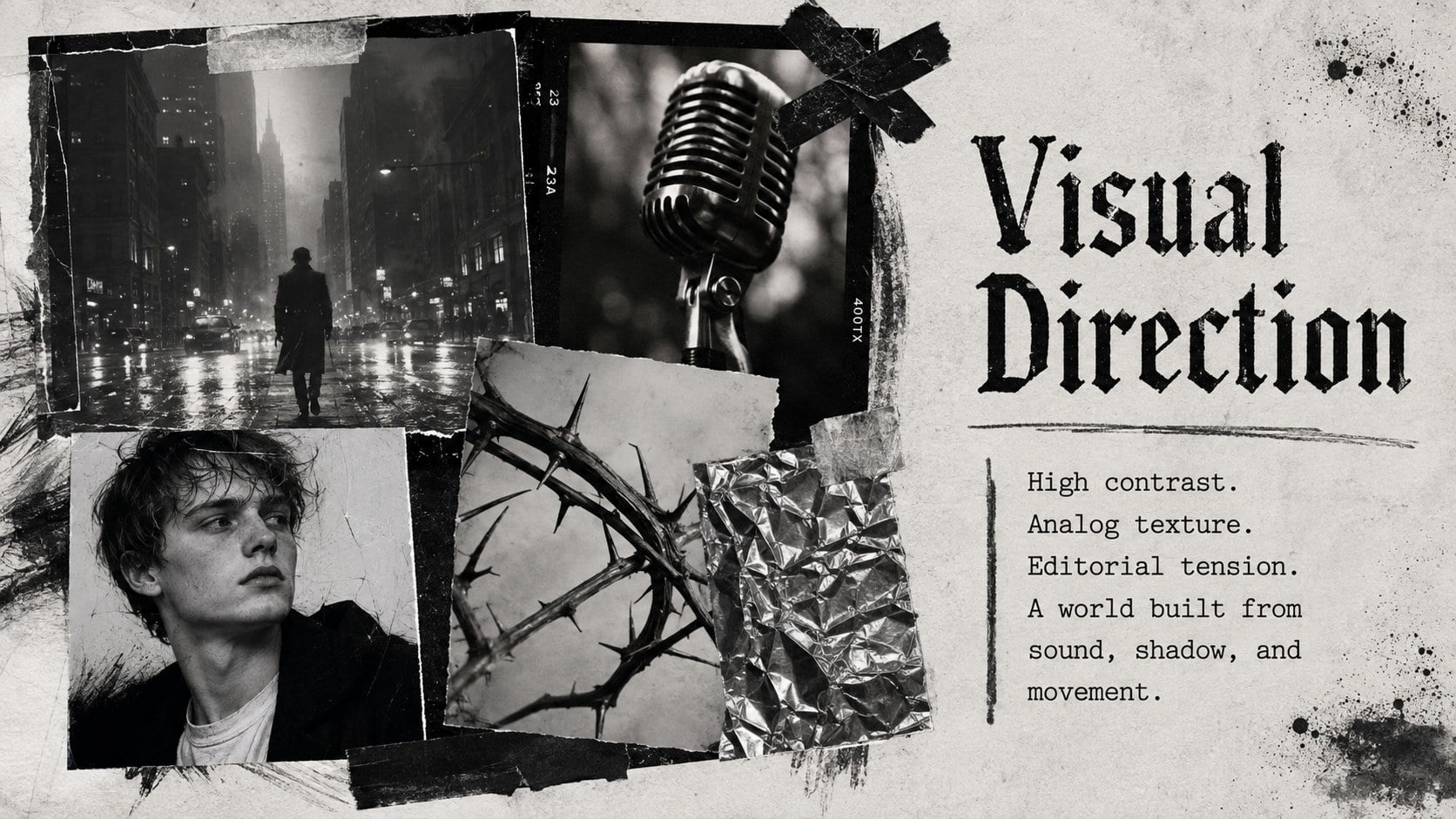 Gothic Zine Presentation Theme presentation template, slide 4