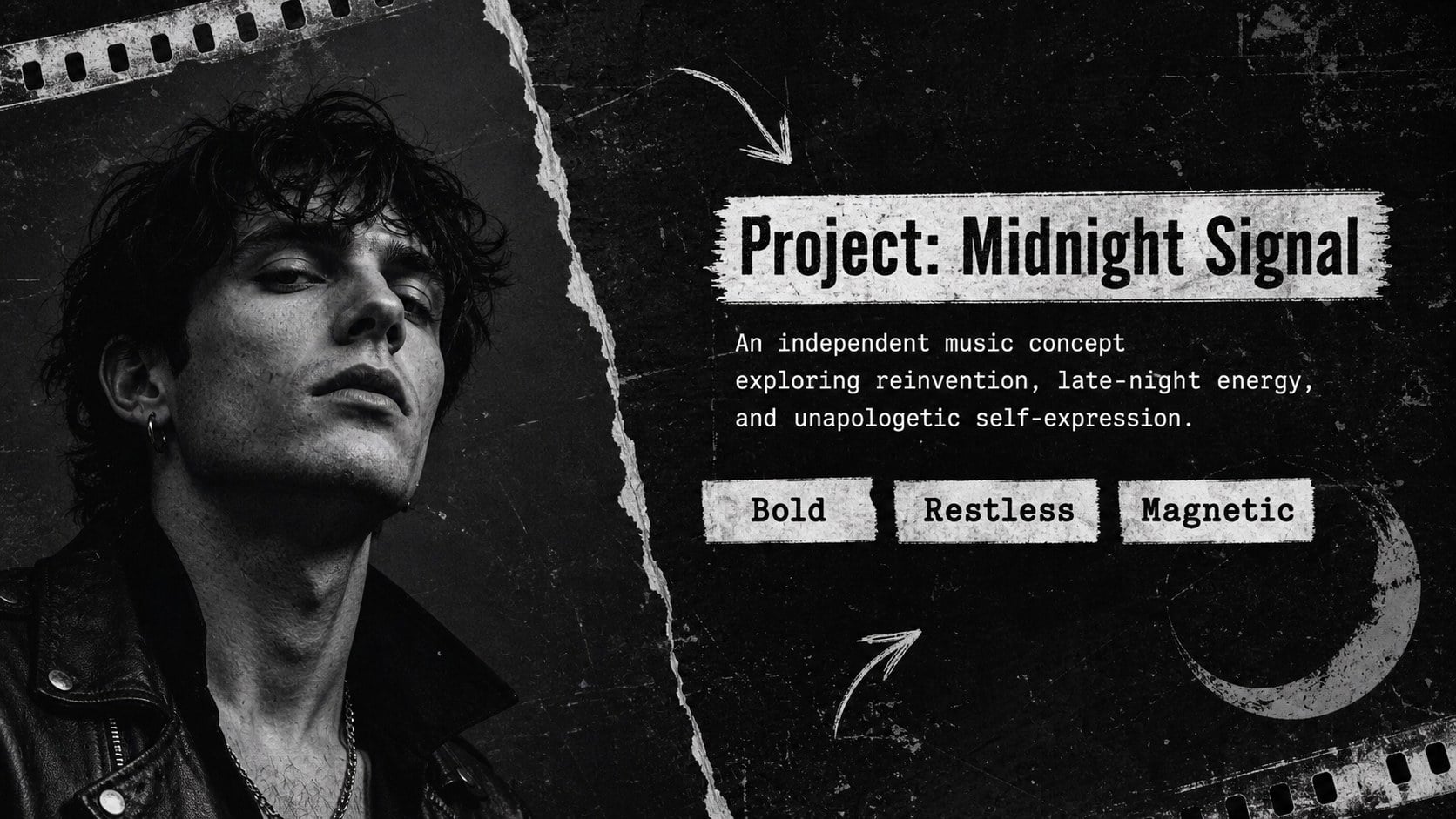 Gothic Zine Presentation Theme presentation template, slide 5