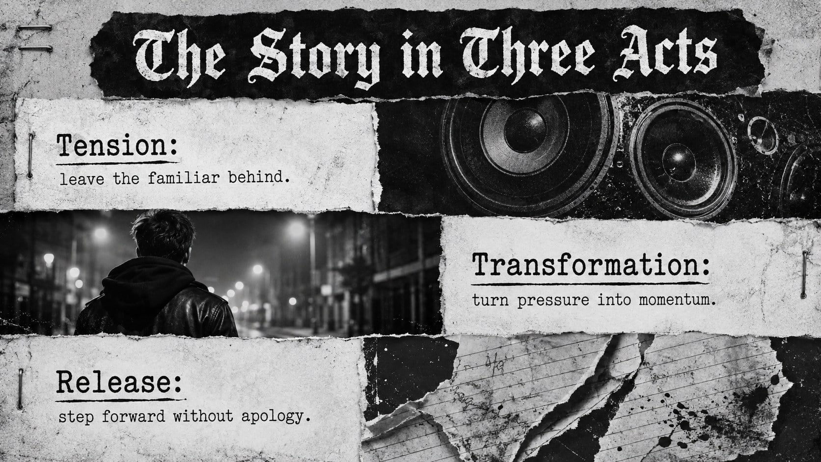 Gothic Zine Presentation Theme presentation template, slide 6