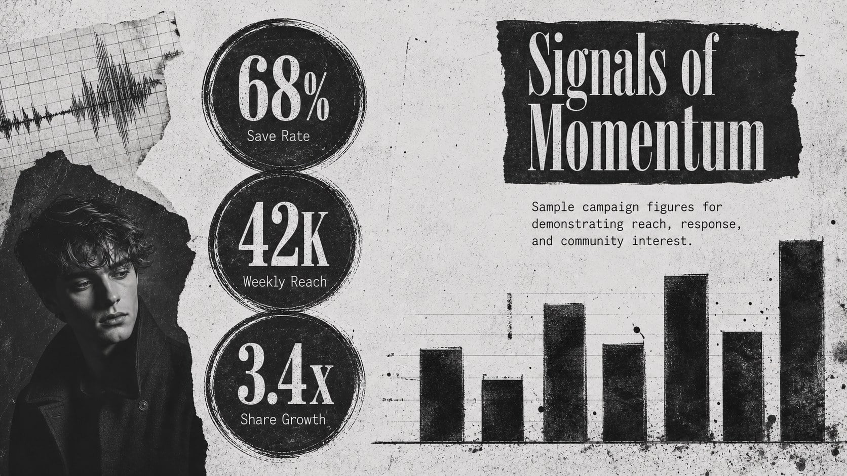 Gothic Zine Presentation Theme presentation template, slide 9