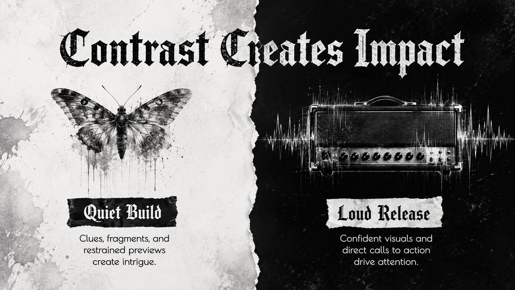 Gothic Zine Presentation Theme presentation template, slide 12