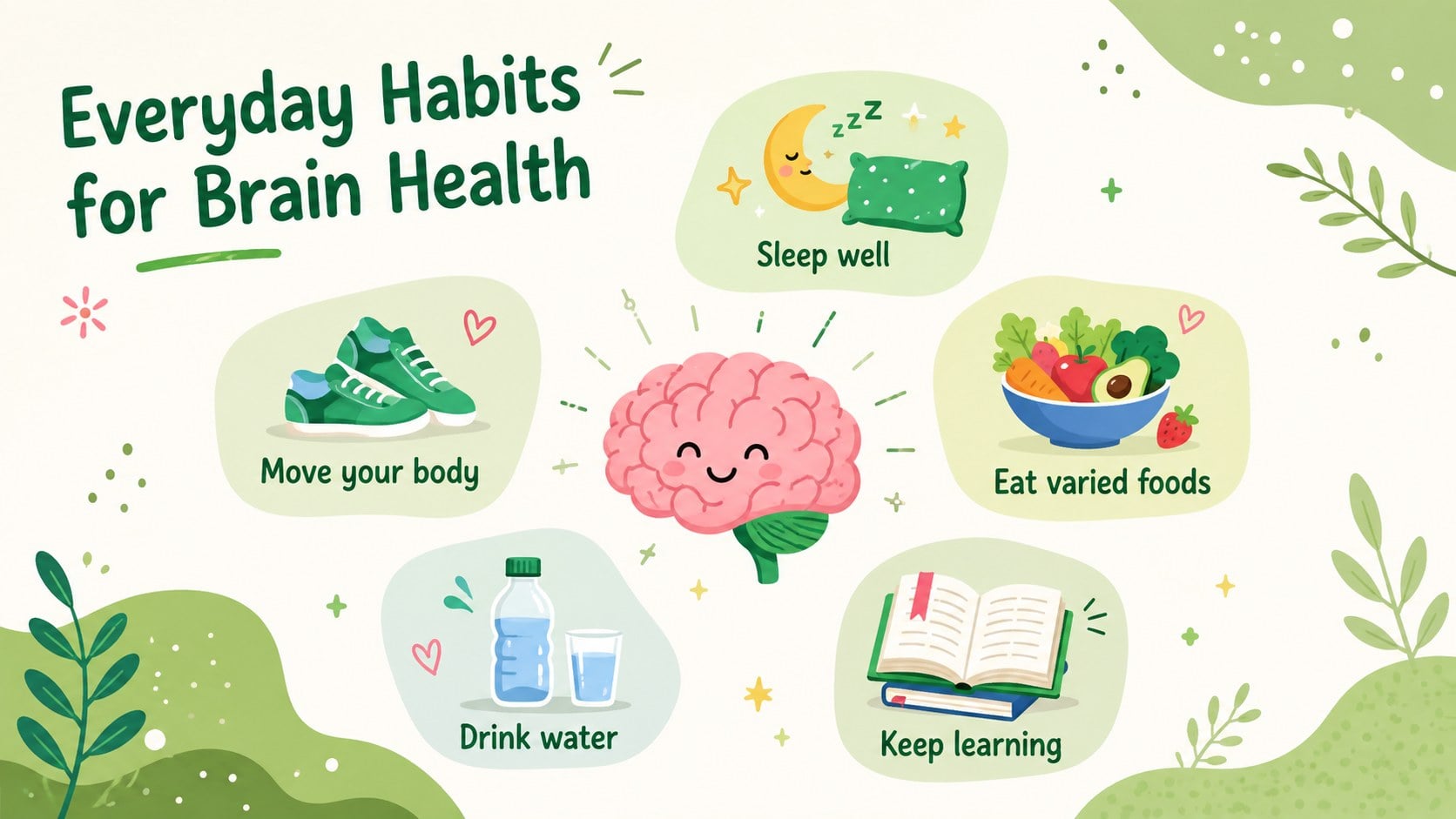Green Brain Science Lesson Deck presentation template, slide 11