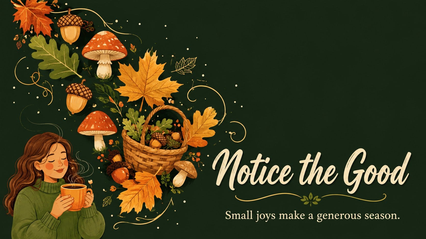 Harvest Gratitude Poster Slides presentation template, slide 3
