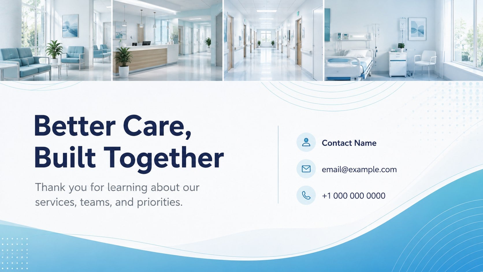 Healthcare Center Profile Slides presentation template, slide 15