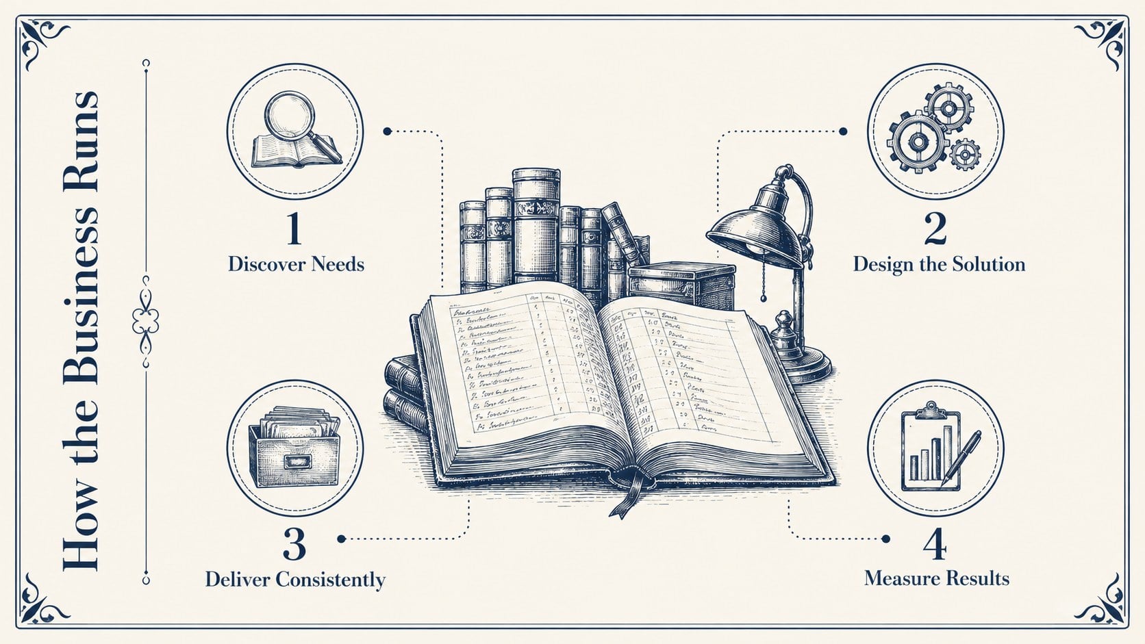 Modelo de apresentação Plano de Negócios com Estilo Bibliotecário, slide 10