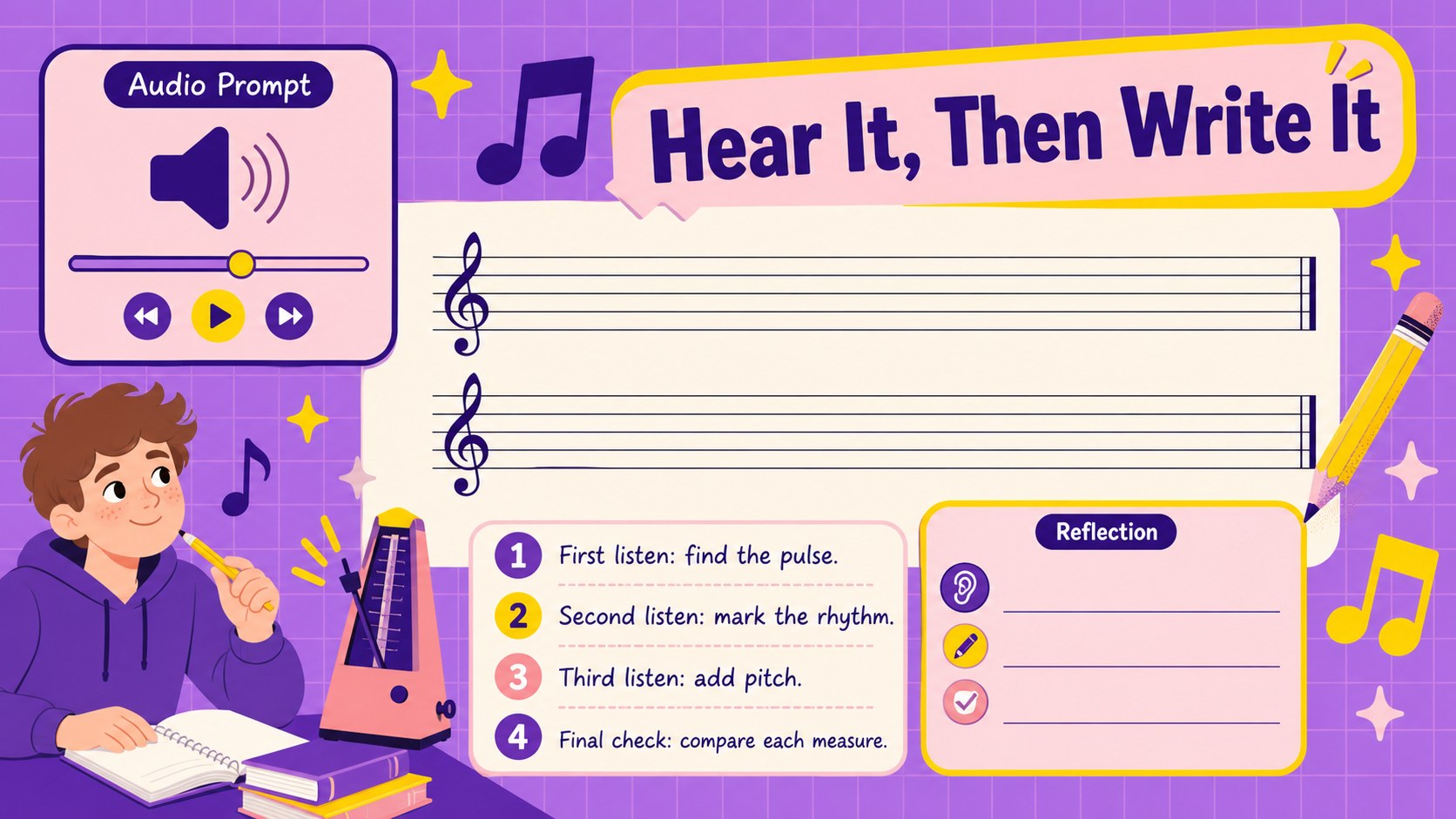 High School Harmony Fundamentals Deck presentation template, slide 13