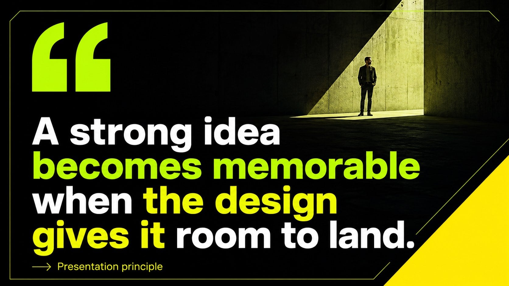 High-Voltage Yellow Presentation Kit presentation template, slide 11