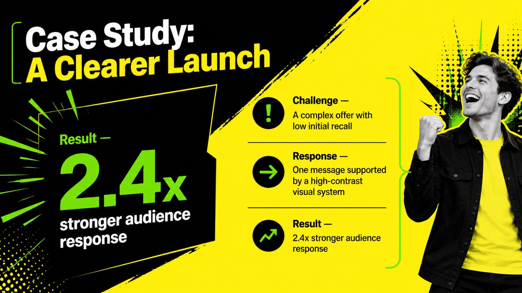 High-Voltage Yellow Presentation Kit presentation template, slide 13