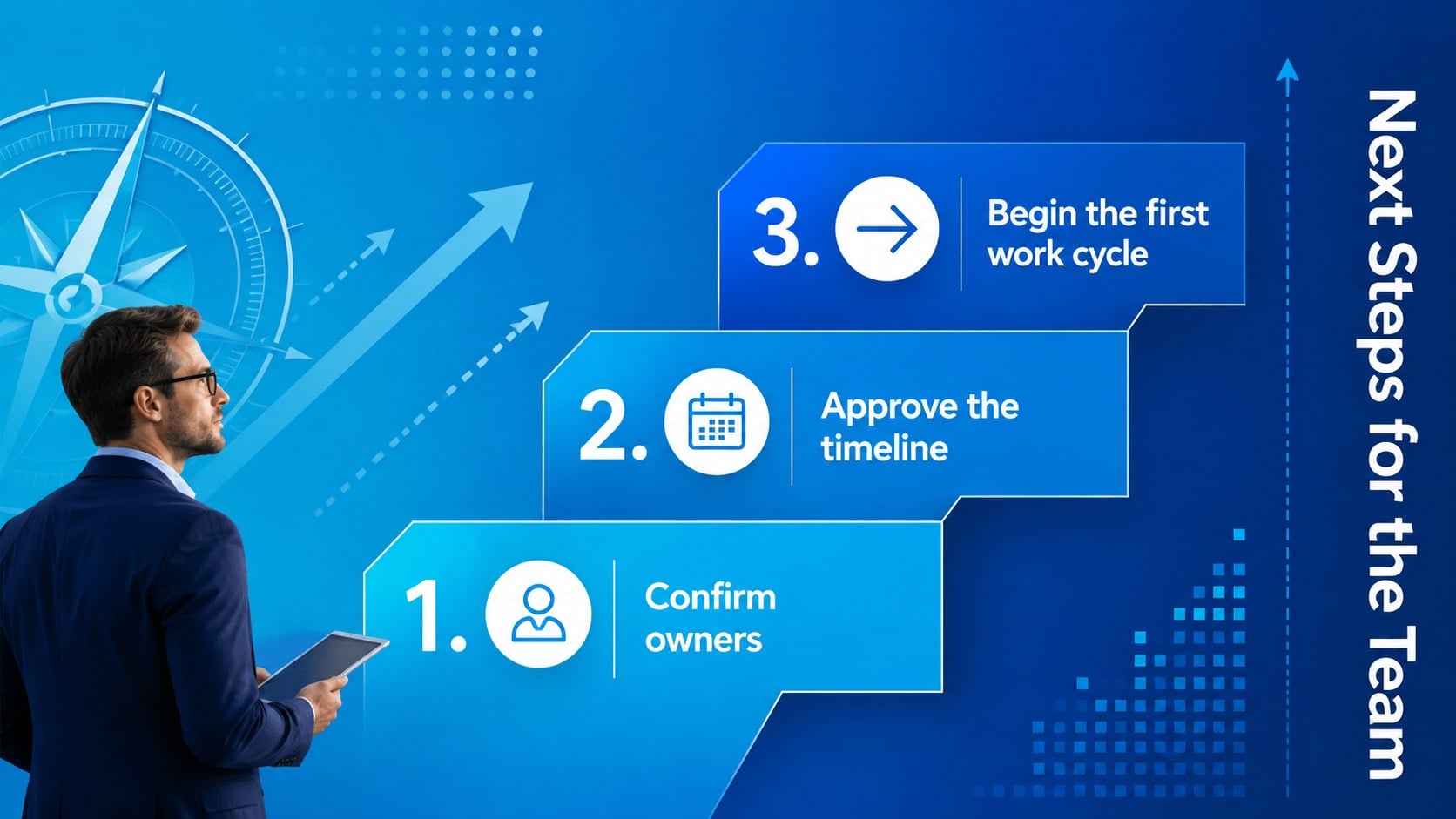 Icon Grid Teamwork Theme presentation template, slide 15