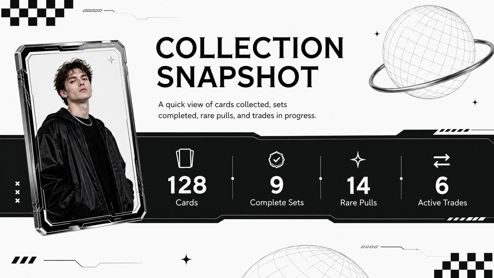 Modelo de apresentação Arquivo de Photocards de Ídolos, slide 3