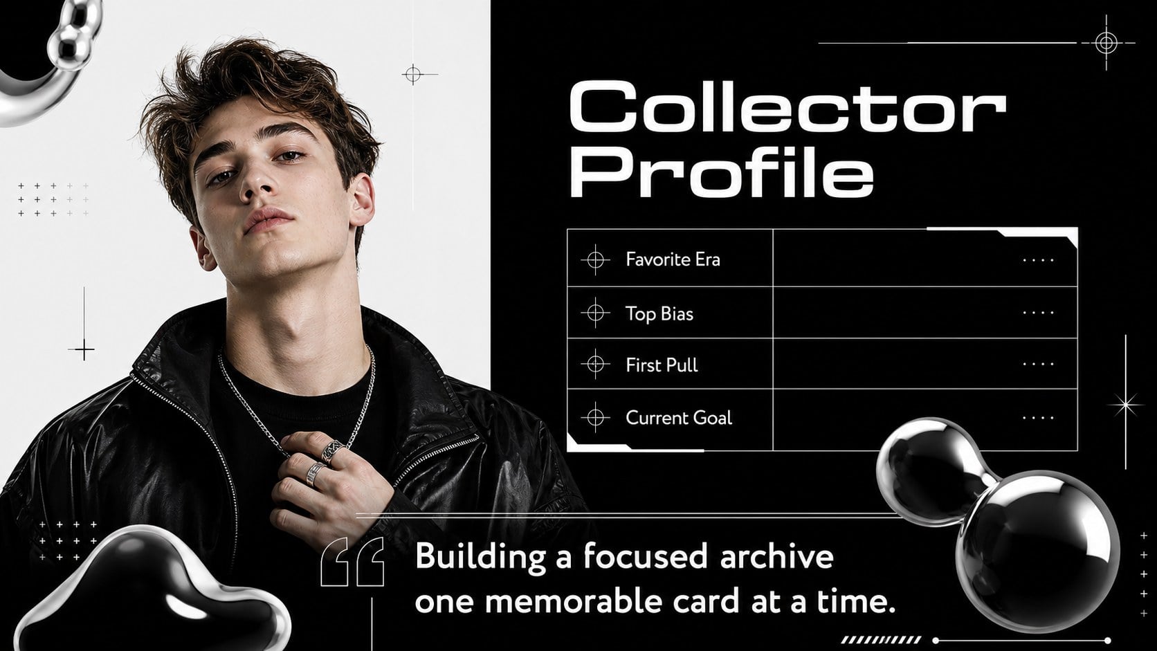 Modelo de apresentação Arquivo de Photocards de Ídolos, slide 4