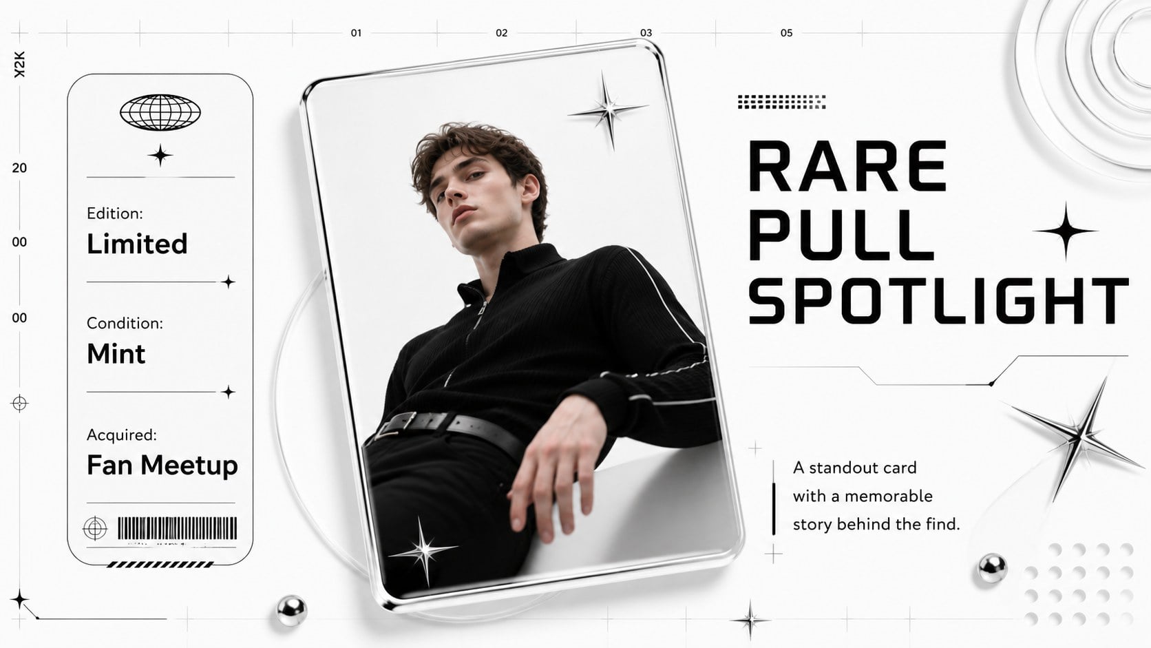 Modelo de apresentação Arquivo de Photocards de Ídolos, slide 7