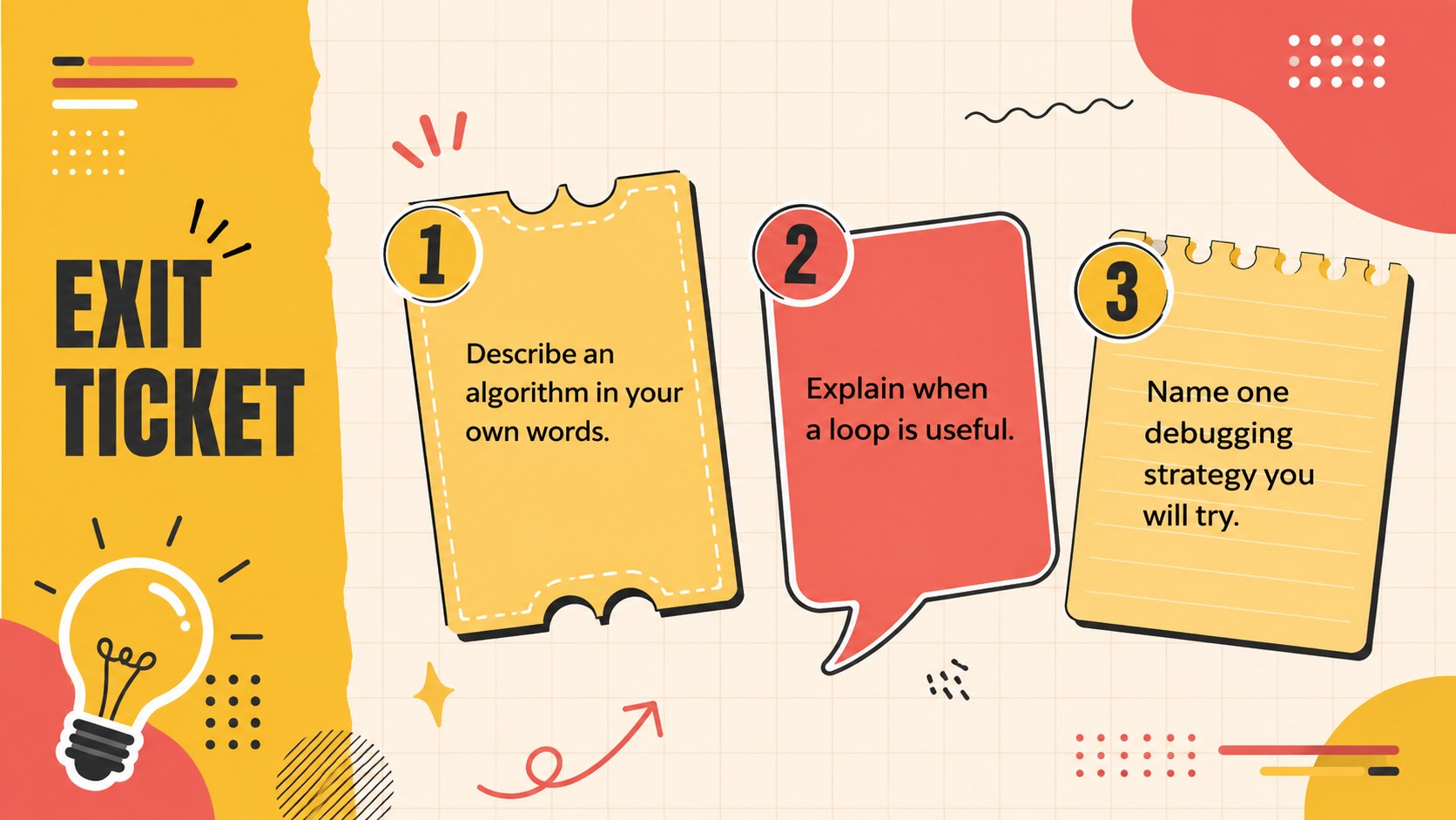 Illustrated Coding Classroom Theme presentation template, slide 14