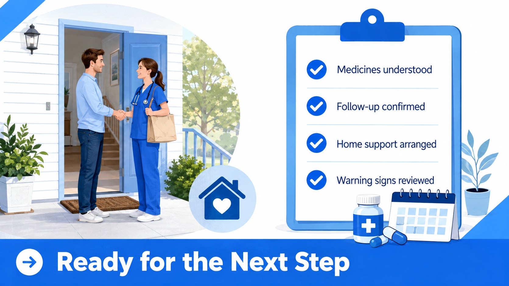 Illustrated Patient Care Communication Deck presentation template, slide 12