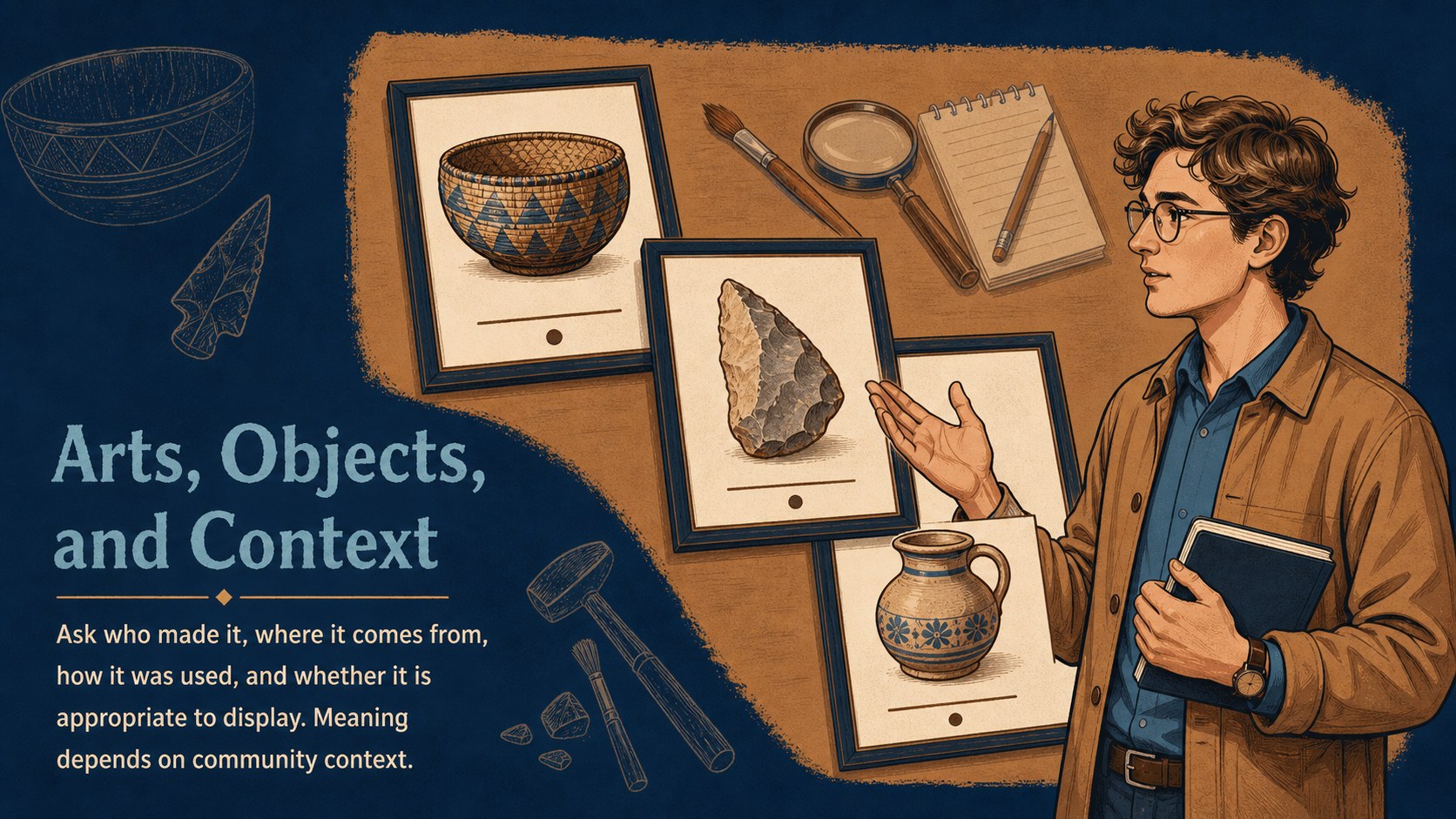 Indigenous Cultures History Classroom Deck presentation template, slide 10