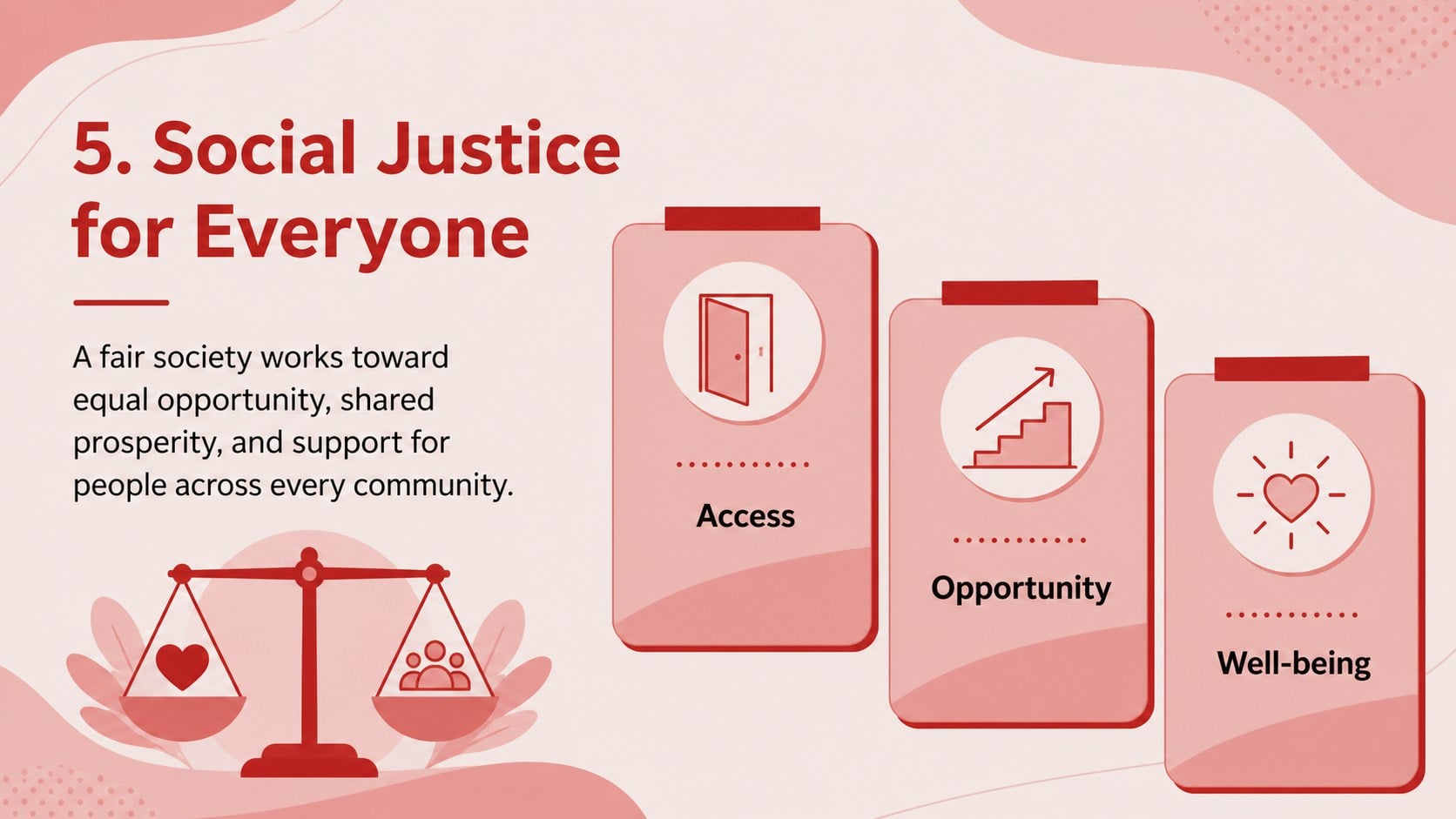 Indonesian Civic Values Celebration Deck presentation template, slide 11